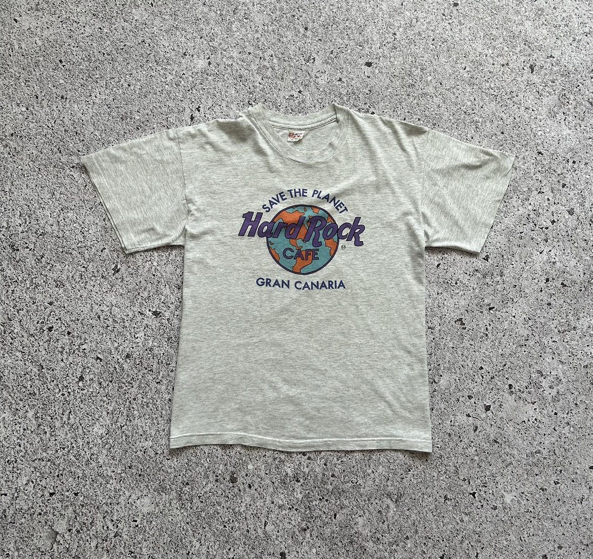 Hard Rock Cafe × Vintage Vintage 90’s Hard Rock Cafe Save The Planet T-shirt Size US L / EU 52-54 / 3 - 1 Thumbnail