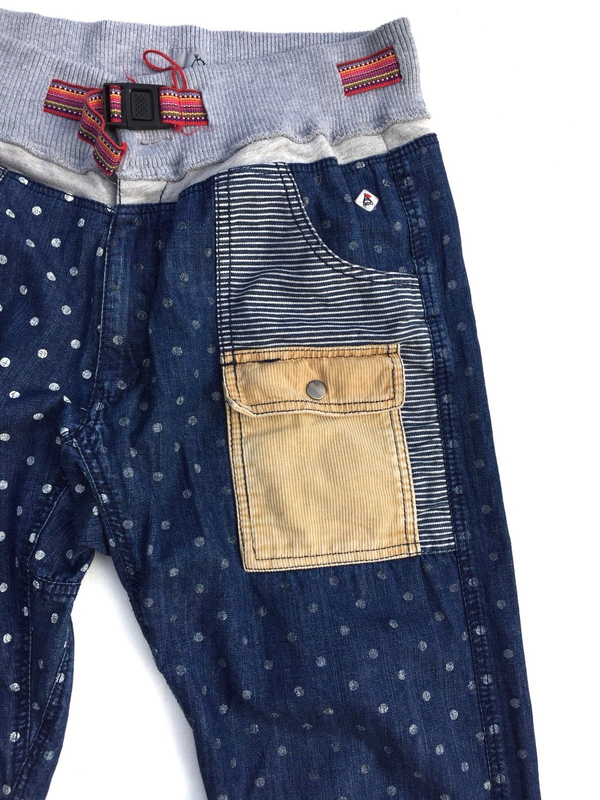 Hysteric Glamour × If Six Was Nine × go slow caravan Japanese Brand Go Slow Caravan Indigo Kapital Style Pants Size US 31 - 6 Thumbnail