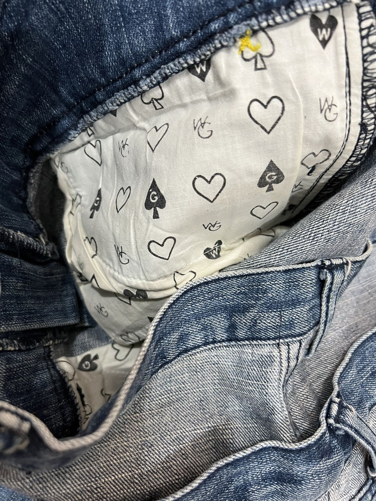 If Six Was Nine × Japanese Brand × Number (N)ine 🔥MEGA RARE🔥Nicole Club For Men Double Waist Jeans Size US 30 / EU 46 - 12 Thumbnail