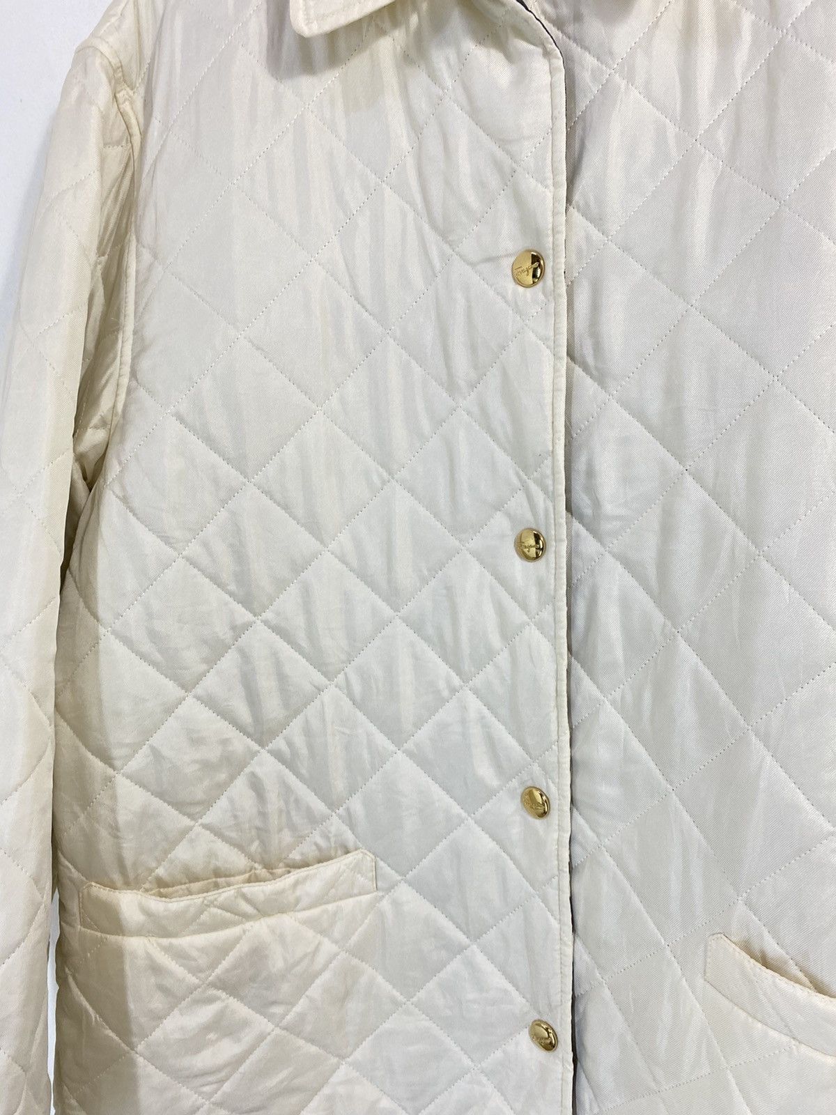 Salvatore Ferragamo Made in Italy Salvatore ferragamo silk Quilted Jacket Art Size US M / EU 48-50 / 2 - 5 Thumbnail