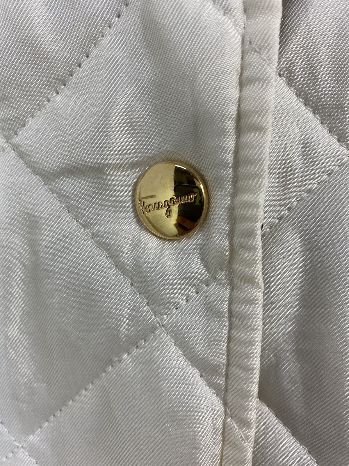 Salvatore Ferragamo Made in Italy Salvatore ferragamo silk Quilted Jacket Art Size US M / EU 48-50 / 2 - 6 Thumbnail