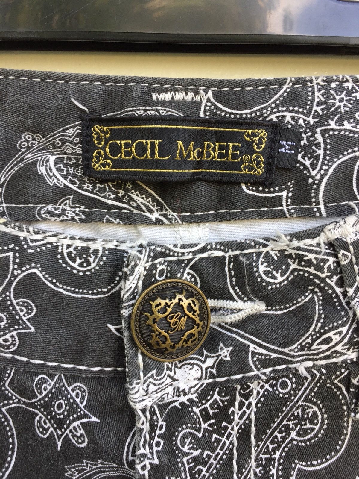 Designer × Japanese Brand Japanese Brand Cecil McBee Paisley Skinny Pants Size US 27 - 8 Thumbnail