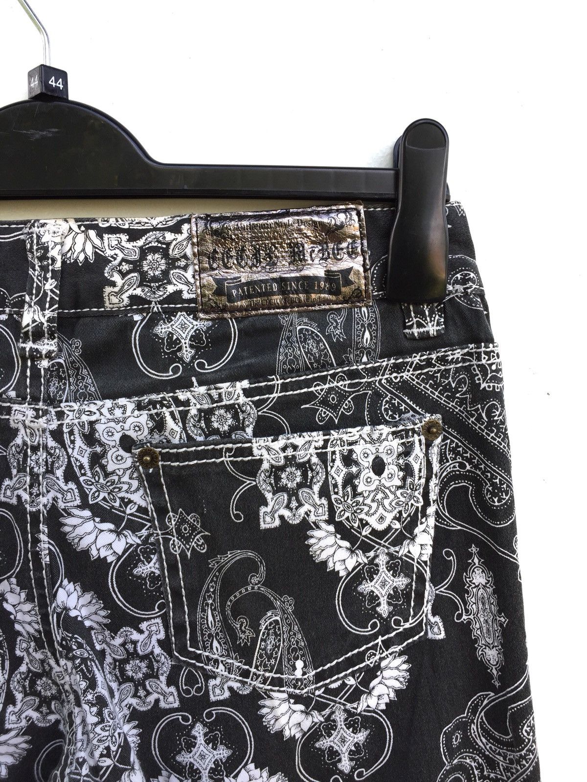 Designer × Japanese Brand Japanese Brand Cecil McBee Paisley Skinny Pants Size US 27 - 4 Thumbnail