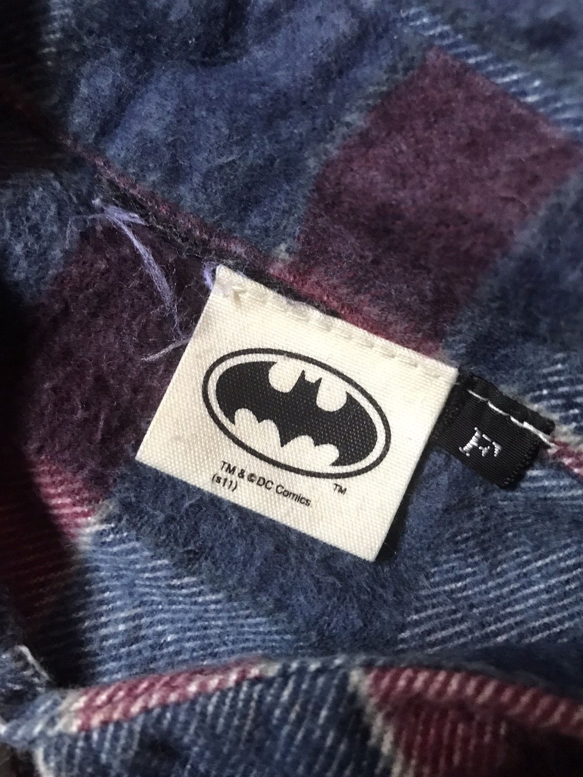 DC Comics × Flannel Vtg Dc Comic Batman Flannel Button Shirt Size US S / EU 44-46 / 1 - 7 Thumbnail