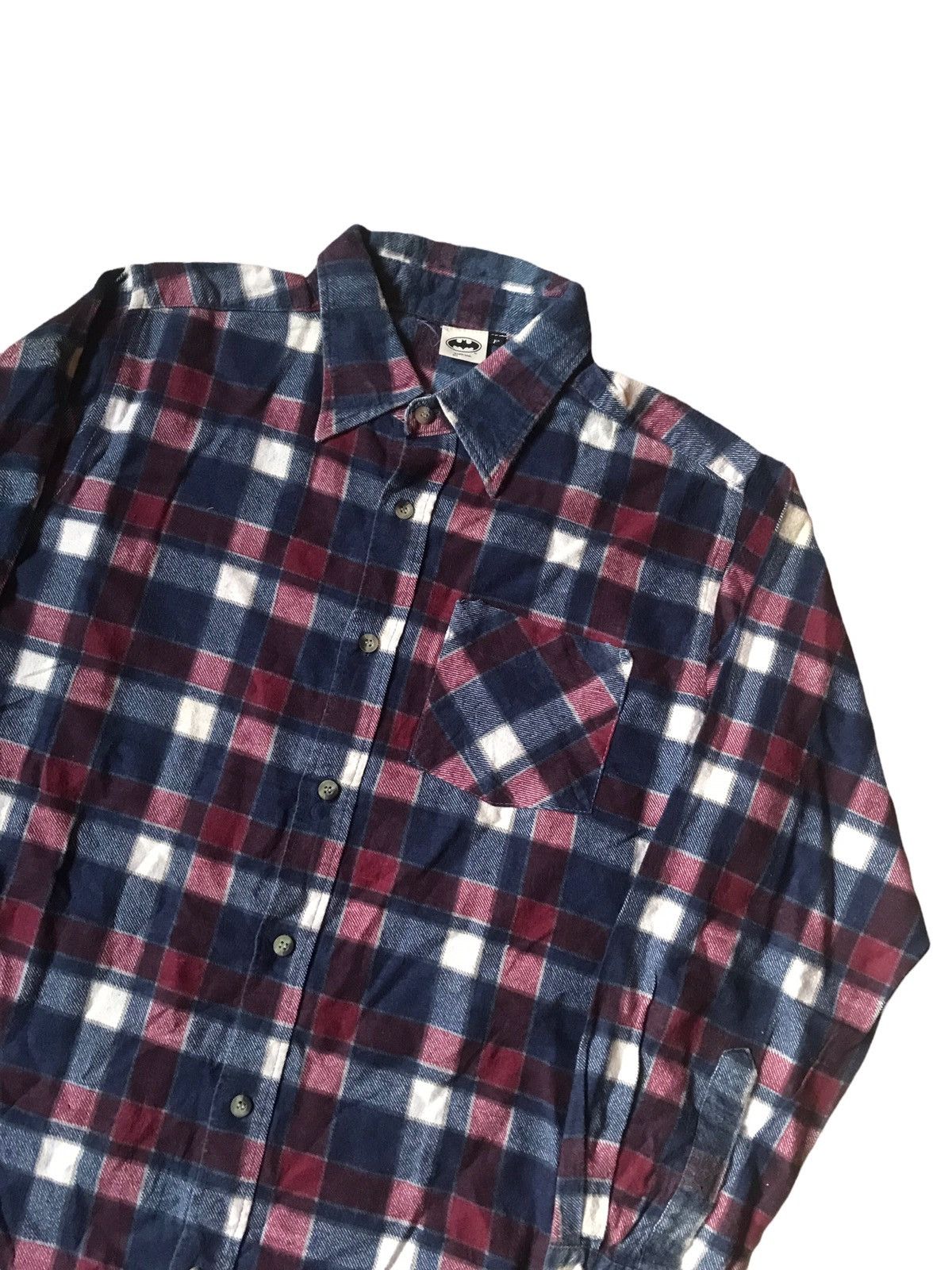 DC Comics × Flannel Vtg Dc Comic Batman Flannel Button Shirt Size US S / EU 44-46 / 1 - 4 Thumbnail