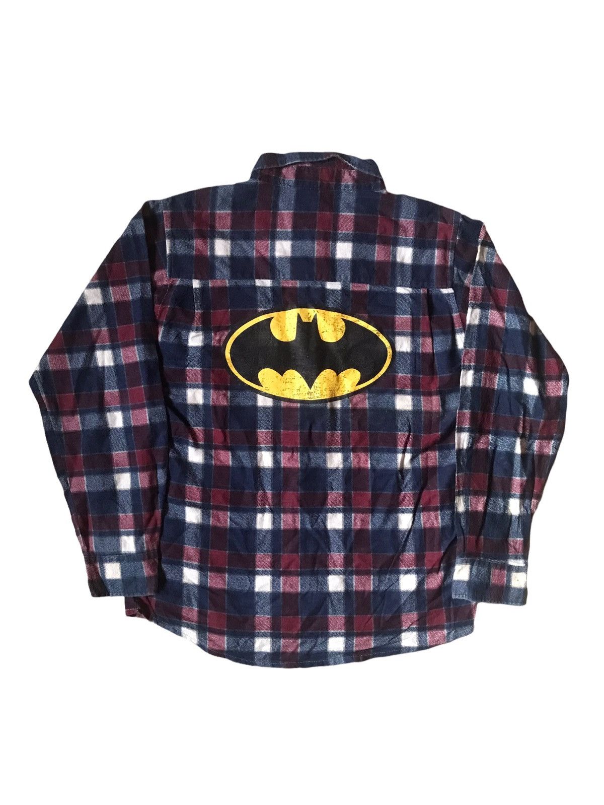 DC Comics × Flannel Vtg Dc Comic Batman Flannel Button Shirt Size US S / EU 44-46 / 1 - 1 Thumbnail