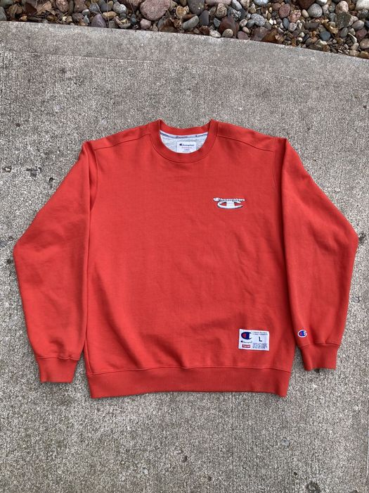 Supreme Supreme Champion 3D Metallic Crewneck FW18 Red | Grailed