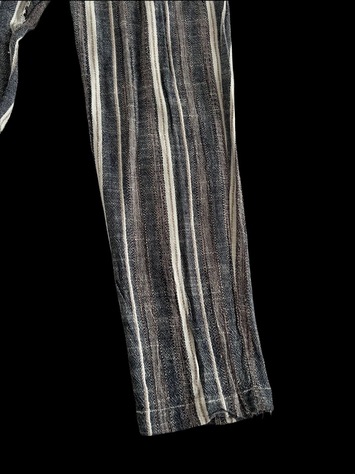Japanese Brand Japanese TITICACA Stripes Drawstring Pants Kapital Style Size US 29 - 7 Thumbnail