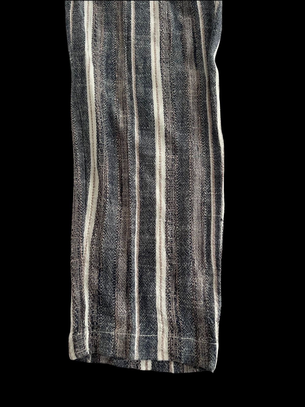 Japanese Brand Japanese TITICACA Stripes Drawstring Pants Kapital Style Size US 29 - 6 Thumbnail