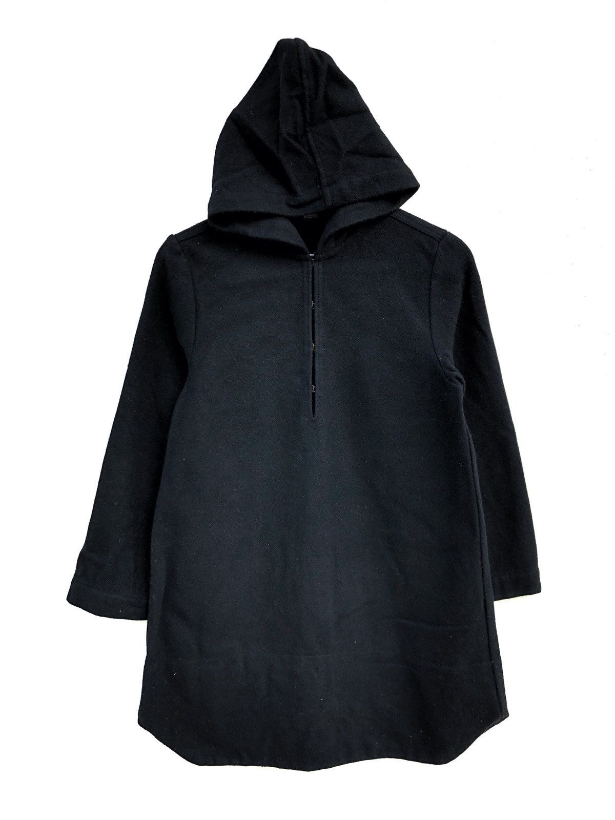 Japanese Brand × Journal Standard Lightweight Wool Black Hoodie Jacket Size US S / EU 44-46 / 1 - 1 Thumbnail