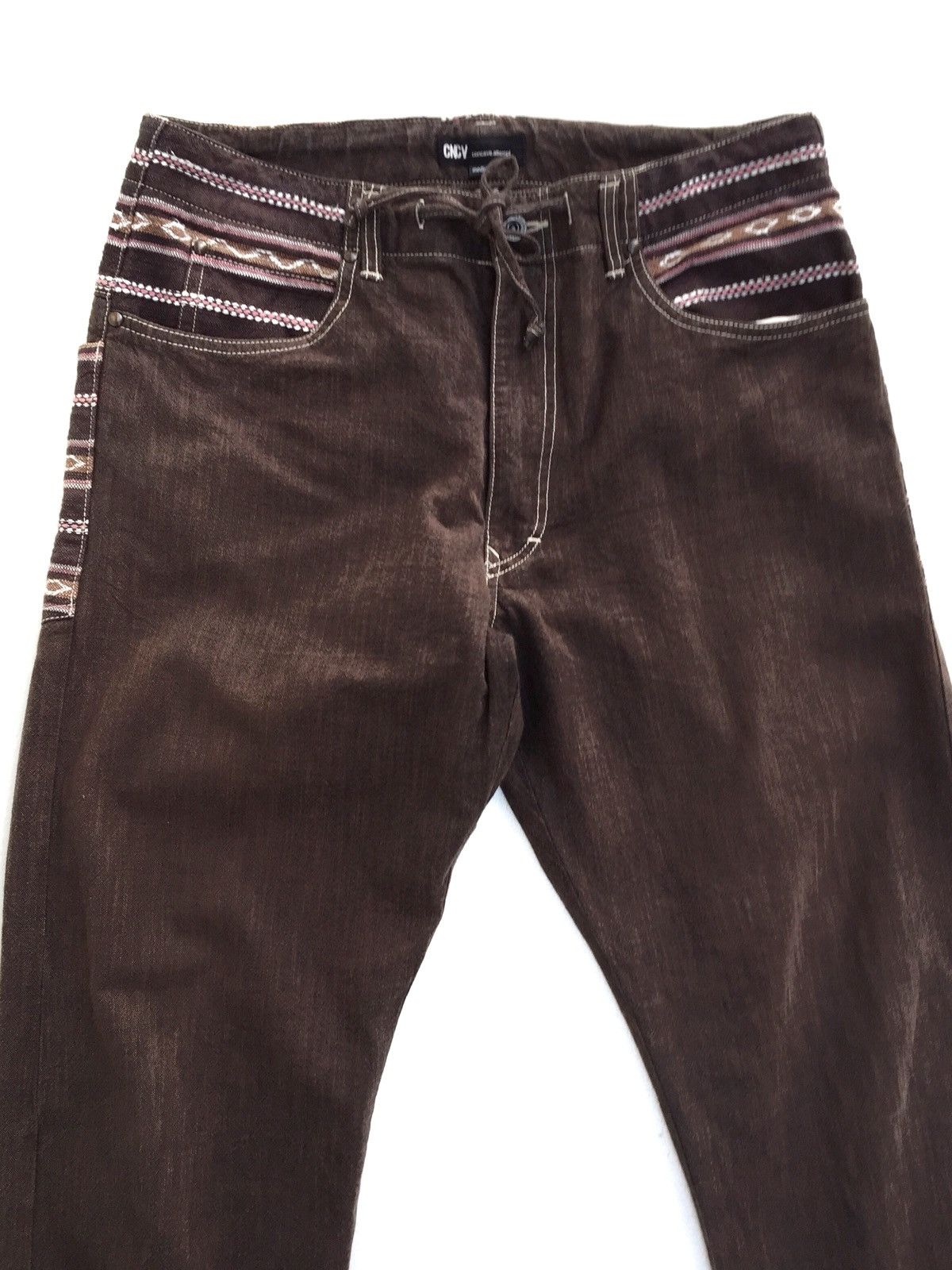 Japanese Brand CNCV Concave Attempt Patchwork Kapital Style Nice Design Size US 32 / EU 48 - 3 Thumbnail