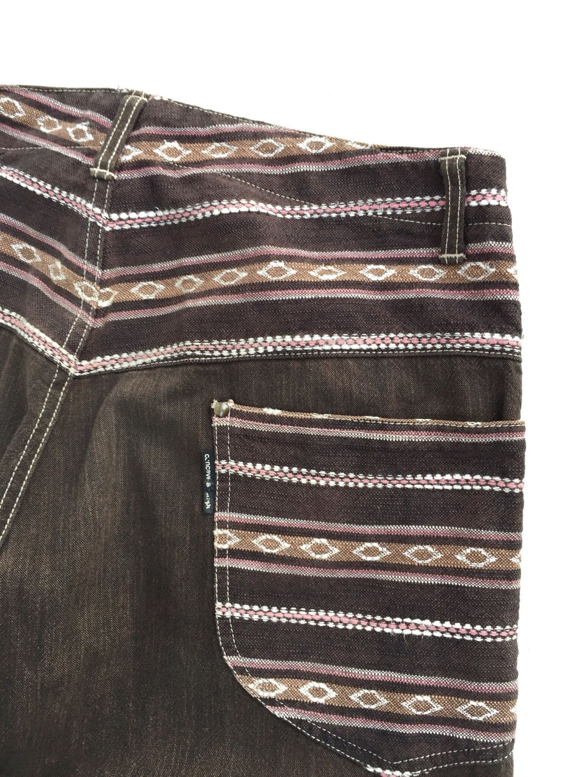Japanese Brand CNCV Concave Attempt Patchwork Kapital Style Nice Design Size US 32 / EU 48 - 7 Thumbnail