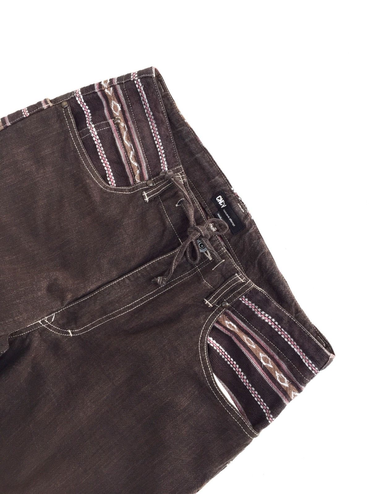 Japanese Brand CNCV Concave Attempt Patchwork Kapital Style Nice Design Size US 32 / EU 48 - 5 Thumbnail