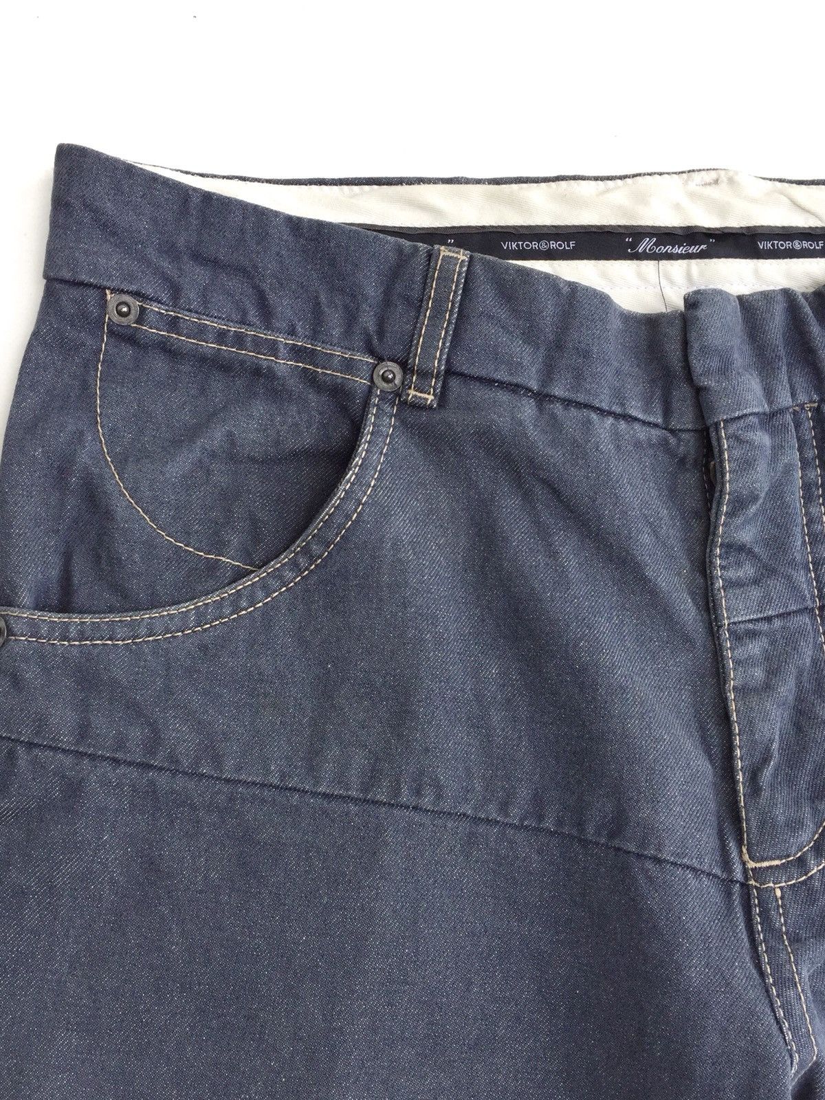 Viktor & Rolf VICTOR & ROLF Made In Italy Nice Design Jeans Size US 32 / EU 48 - 5 Thumbnail