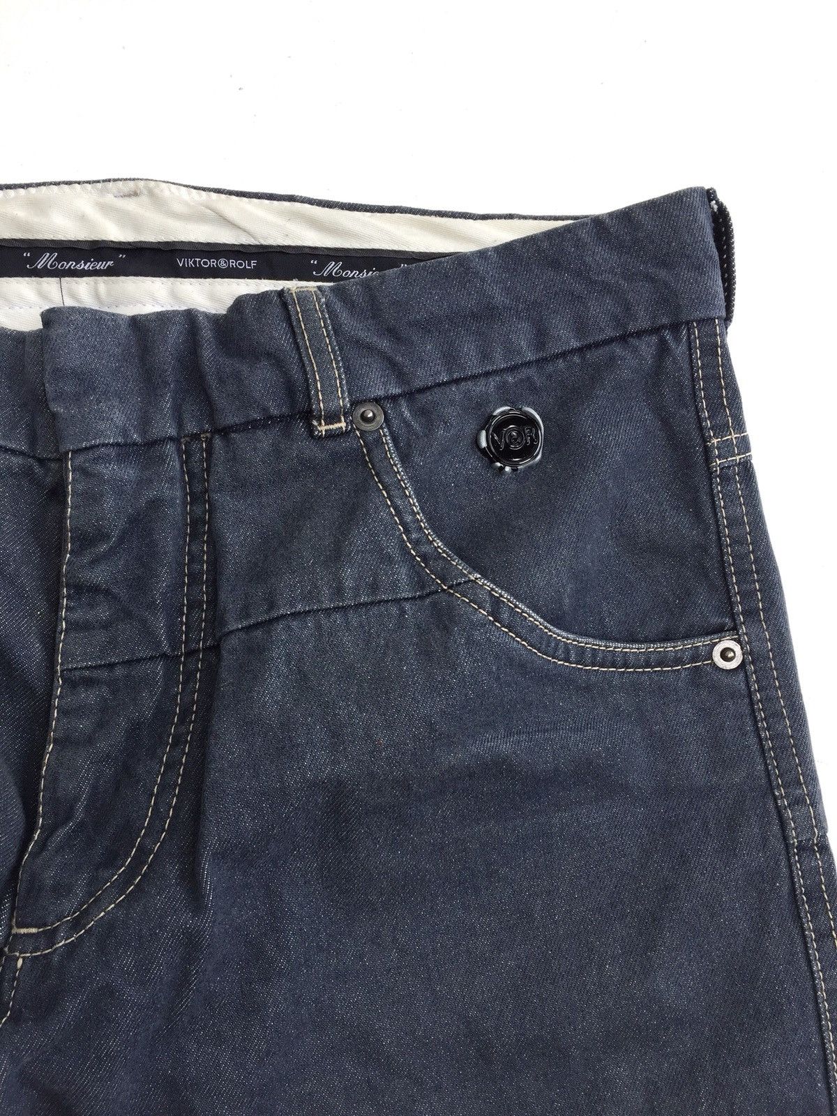 Viktor & Rolf VICTOR & ROLF Made In Italy Nice Design Jeans Size US 32 / EU 48 - 4 Thumbnail