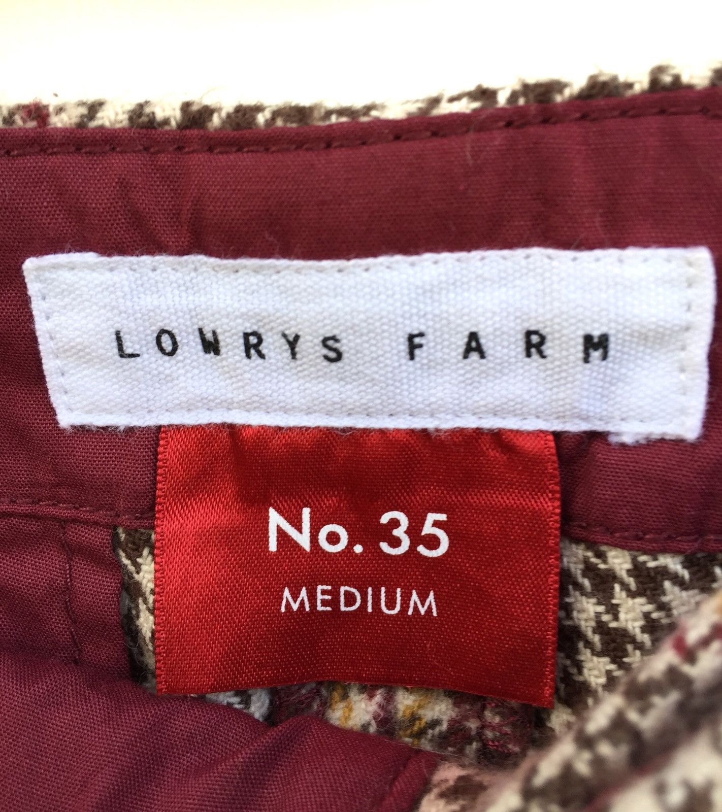 Japanese Brand × LOWRYS FARM Japanese Brand Lowry Farm Checkered Punk Tartan Plaid Pants Size US 27 - 7 Thumbnail