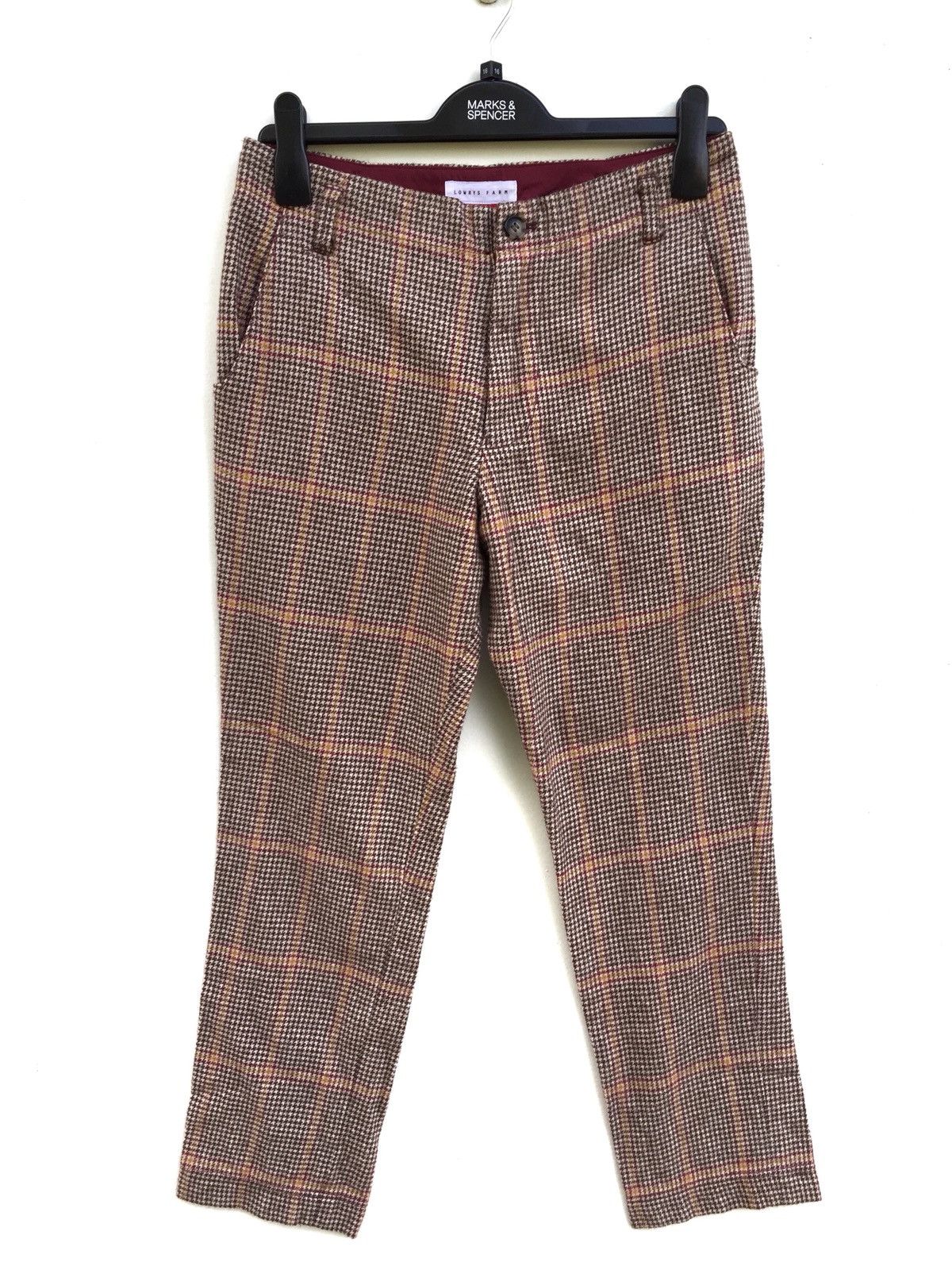 Japanese Brand × LOWRYS FARM Japanese Brand Lowry Farm Checkered Punk Tartan Plaid Pants Size US 27 - 1 Thumbnail