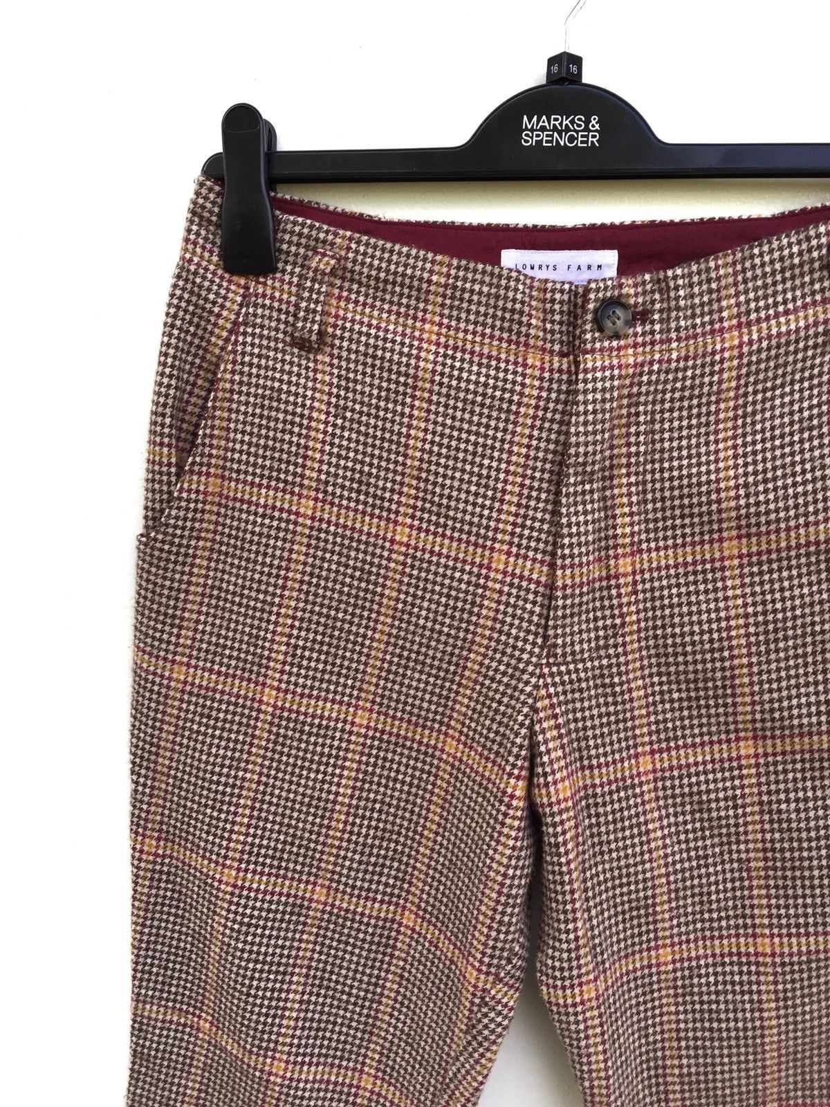 Japanese Brand × LOWRYS FARM Japanese Brand Lowry Farm Checkered Punk Tartan Plaid Pants Size US 27 - 3 Thumbnail