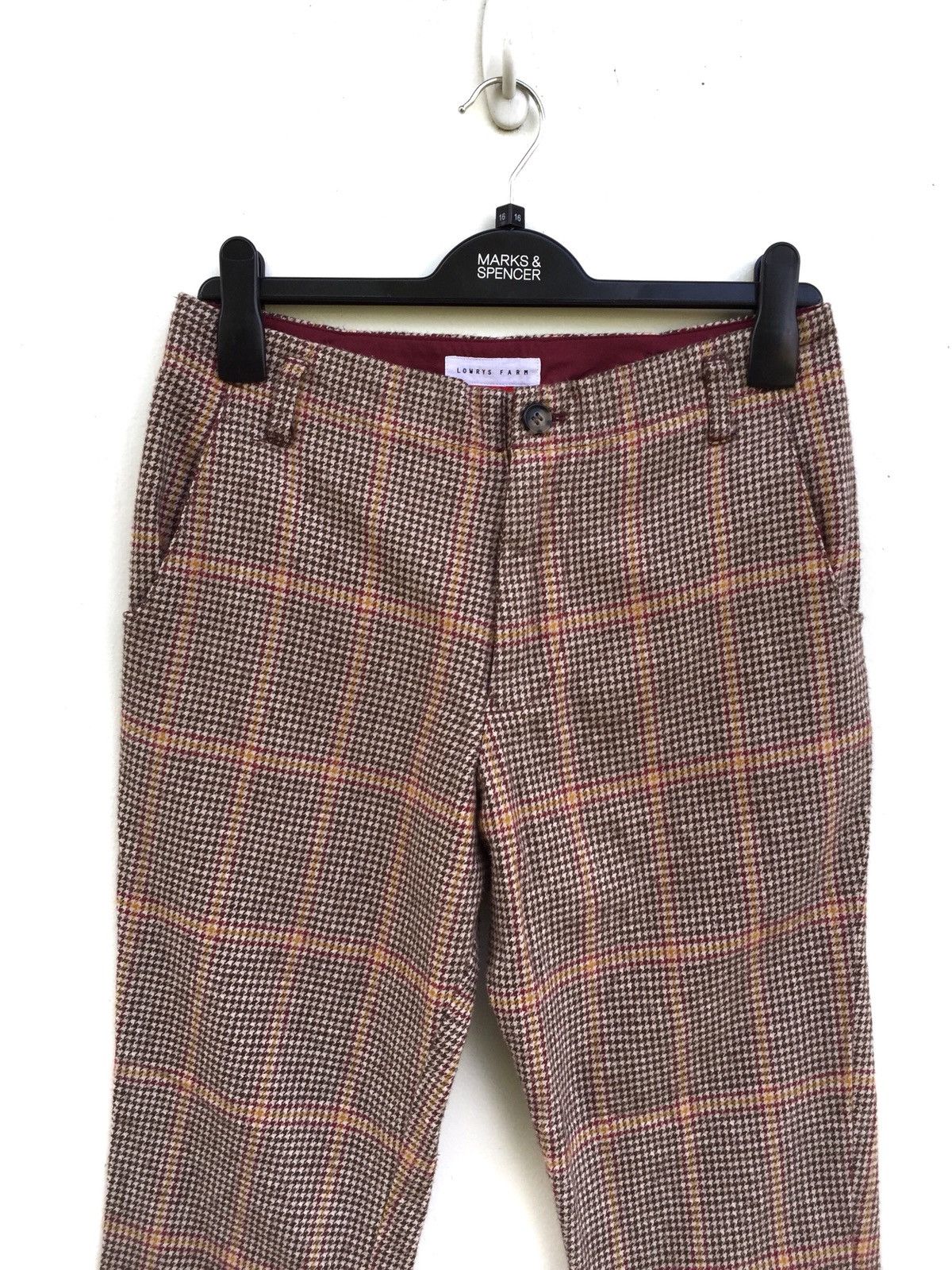 Japanese Brand × LOWRYS FARM Japanese Brand Lowry Farm Checkered Punk Tartan Plaid Pants Size US 27 - 4 Thumbnail