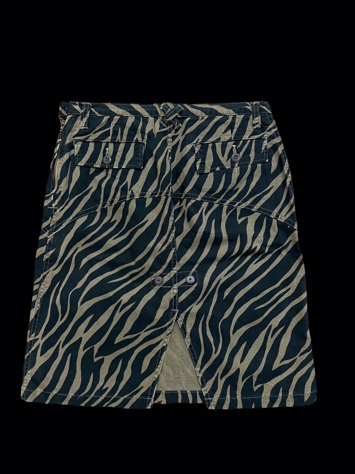 Hysteric Glamour × Japanese Brand 🔥VINTAGE HYSTERIC GLAMOUR TIGER STRIPES SKIRT Size 26" / US 2 / IT 38 - 2 Thumbnail