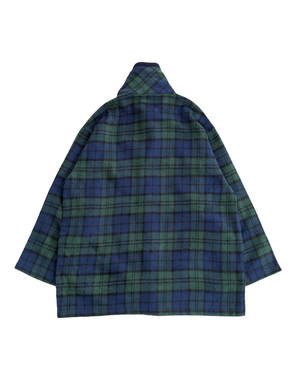 Pierre Balmain Pierre Balmain Paris Checkered Plaid Jacket Robe Kimono Size US M / EU 48-50 / 2 - 2 Thumbnail