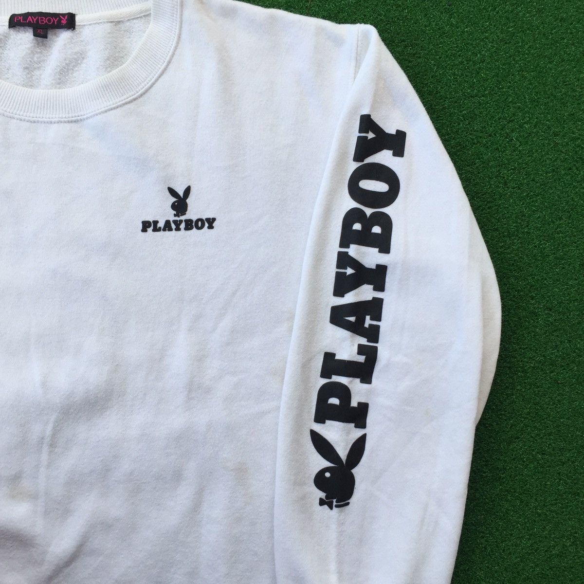 Playboy Vintage Playboy Crewneck Big Logo Embroidery Size US L / EU 52-54 / 3 - 4 Thumbnail