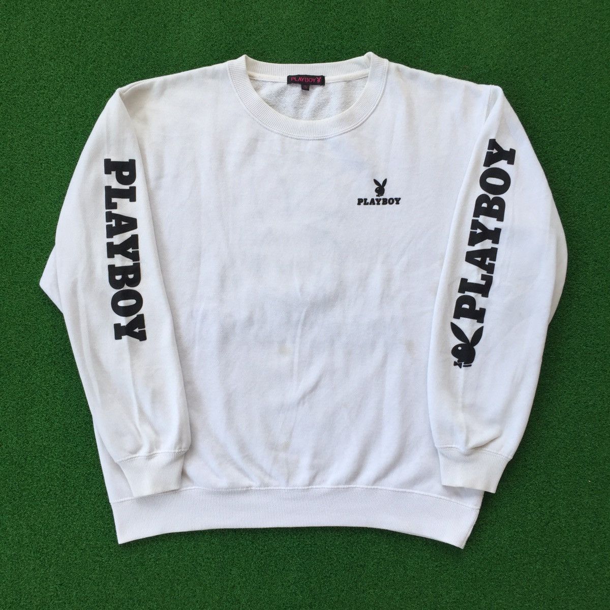 Playboy Vintage Playboy Crewneck Big Logo Embroidery Size US L / EU 52-54 / 3 - 3 Thumbnail