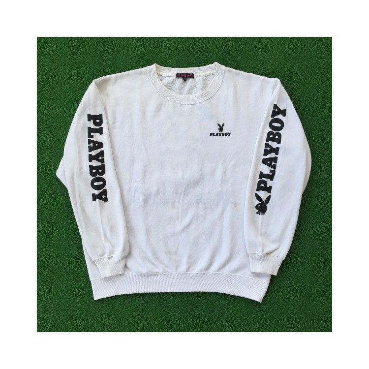 Playboy Vintage Playboy Crewneck Big Logo Embroidery Size US L / EU 52-54 / 3 - 1 Thumbnail