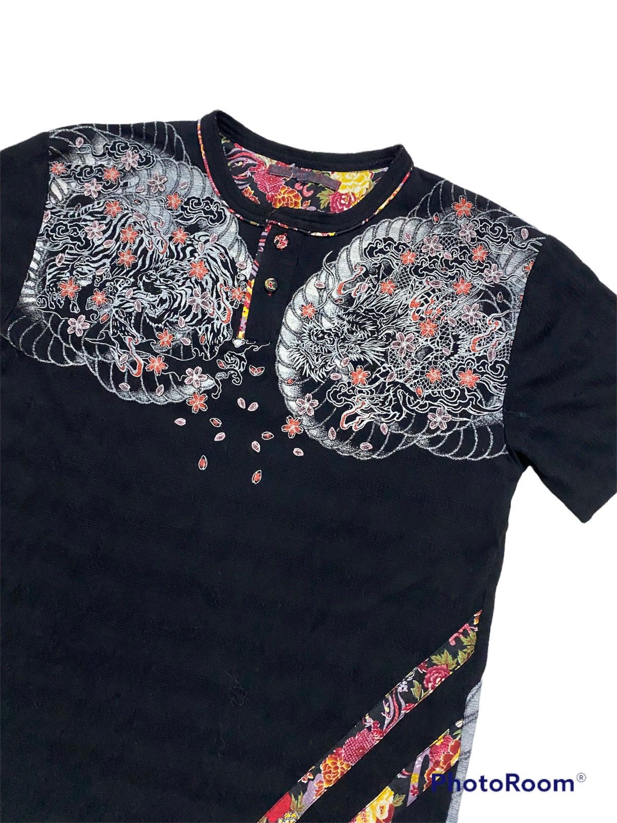 Japanese Brand Vintage Japanese Traditional Bullet Noise Dragon Shirt Size US M / EU 48-50 / 2 - 4 Thumbnail