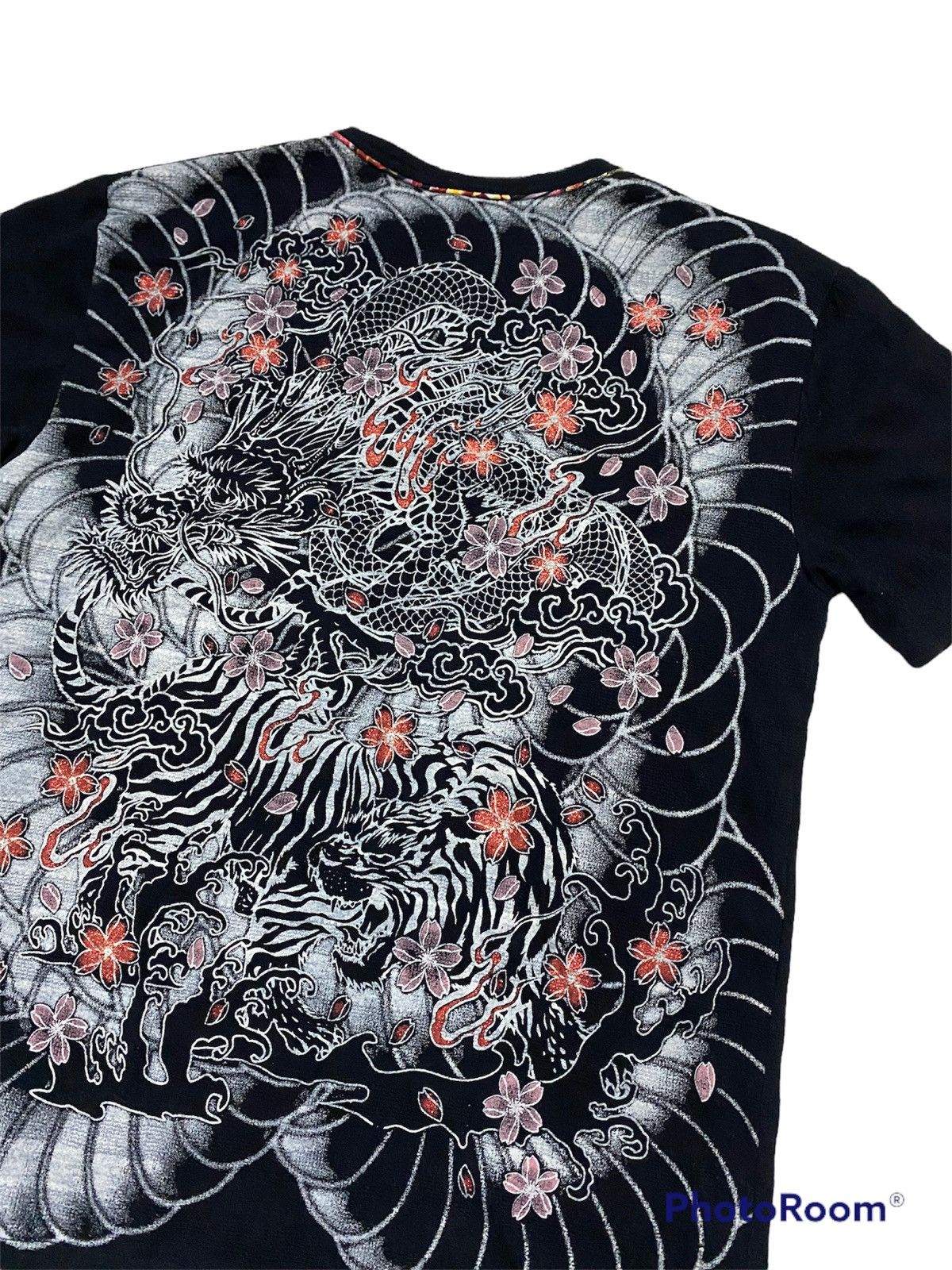 Japanese Brand Vintage Japanese Traditional Bullet Noise Dragon Shirt Size US M / EU 48-50 / 2 - 2 Thumbnail