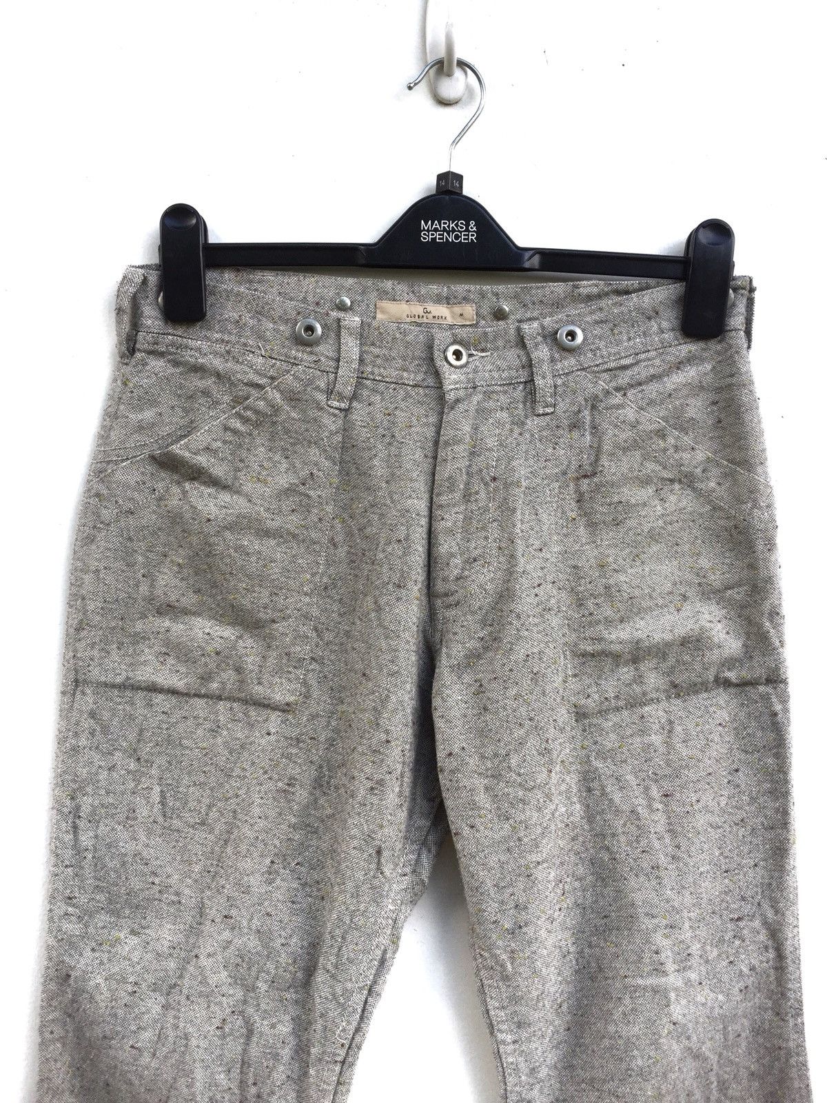 Global Work × Japanese Brand Japanese Brand Global Work Wool Trousers Pants Size US 29 - 5 Thumbnail
