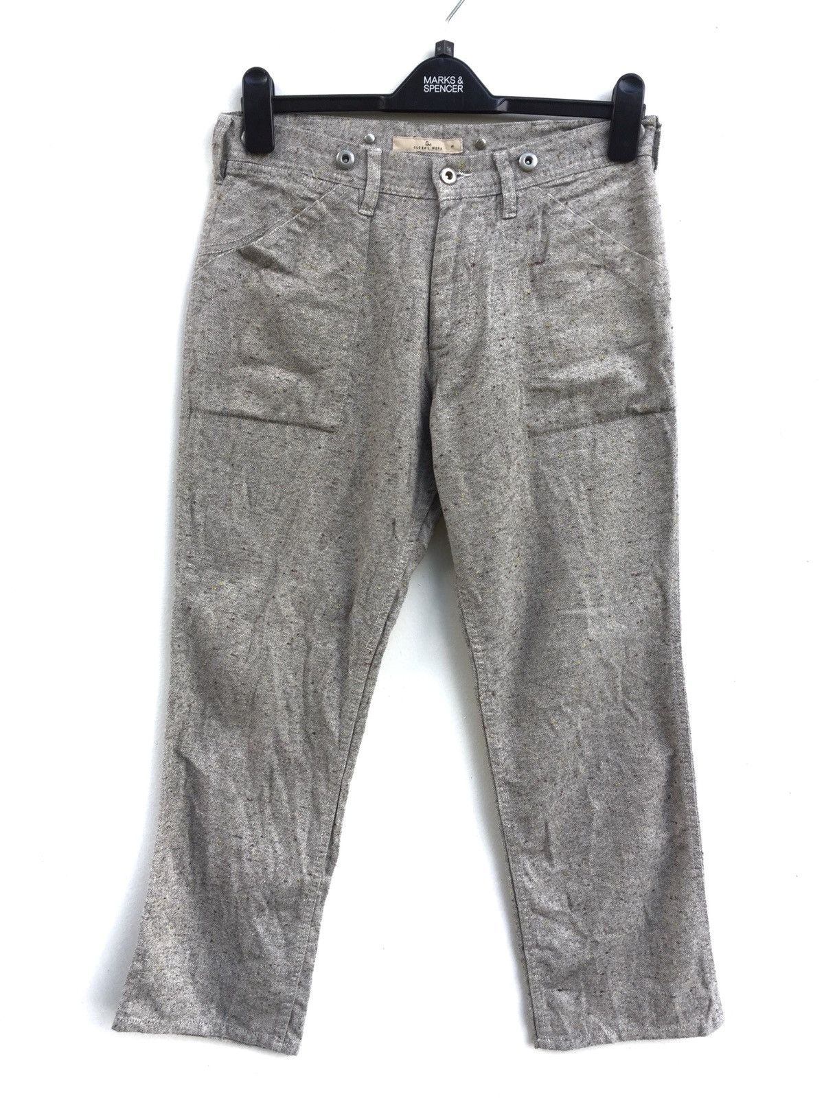 Global Work × Japanese Brand Japanese Brand Global Work Wool Trousers Pants Size US 29 - 2 Thumbnail