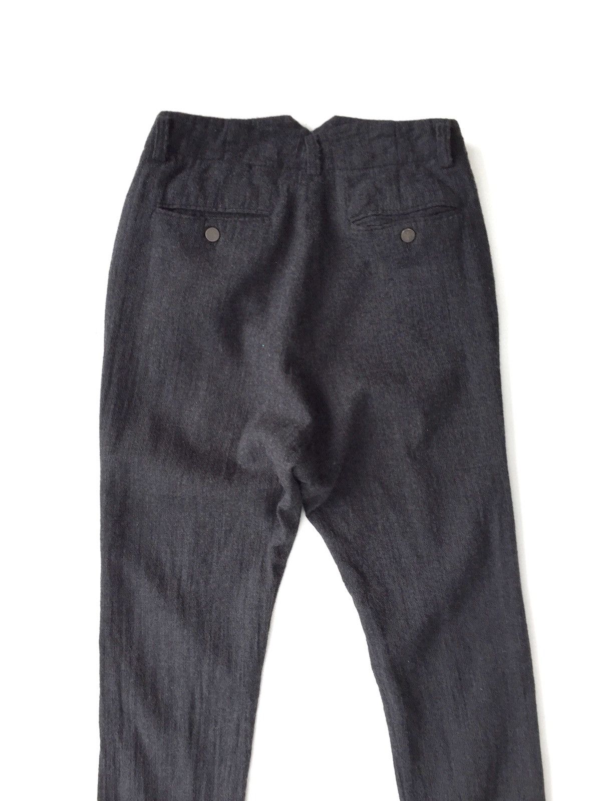 Japanese Brand × United Bamboo Made In Japan United Bamboo Wool V Back Trousers Pants Size US 26 / EU 42 - 4 Thumbnail