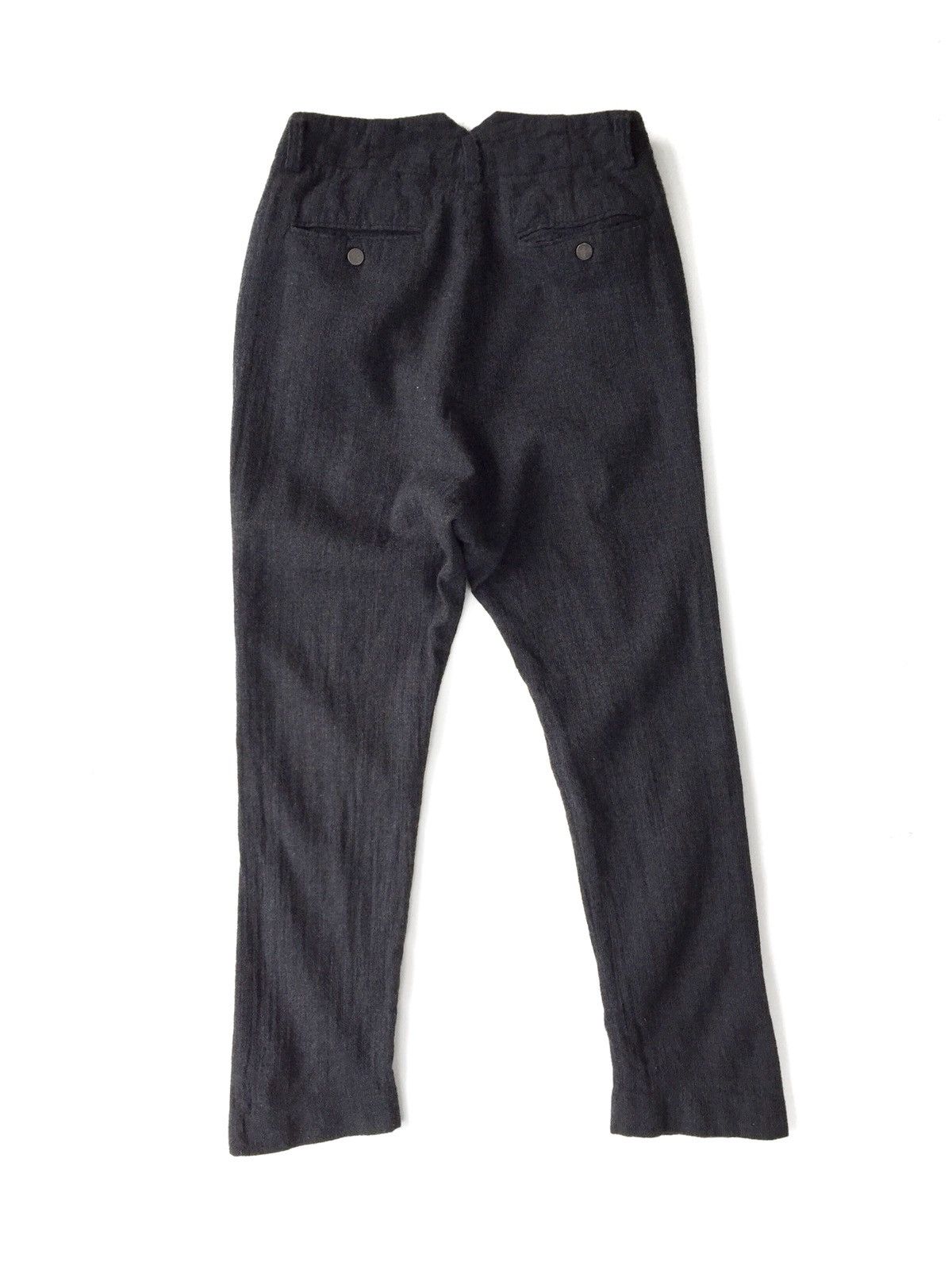 Japanese Brand × United Bamboo Made In Japan United Bamboo Wool V Back Trousers Pants Size US 26 / EU 42 - 2 Thumbnail