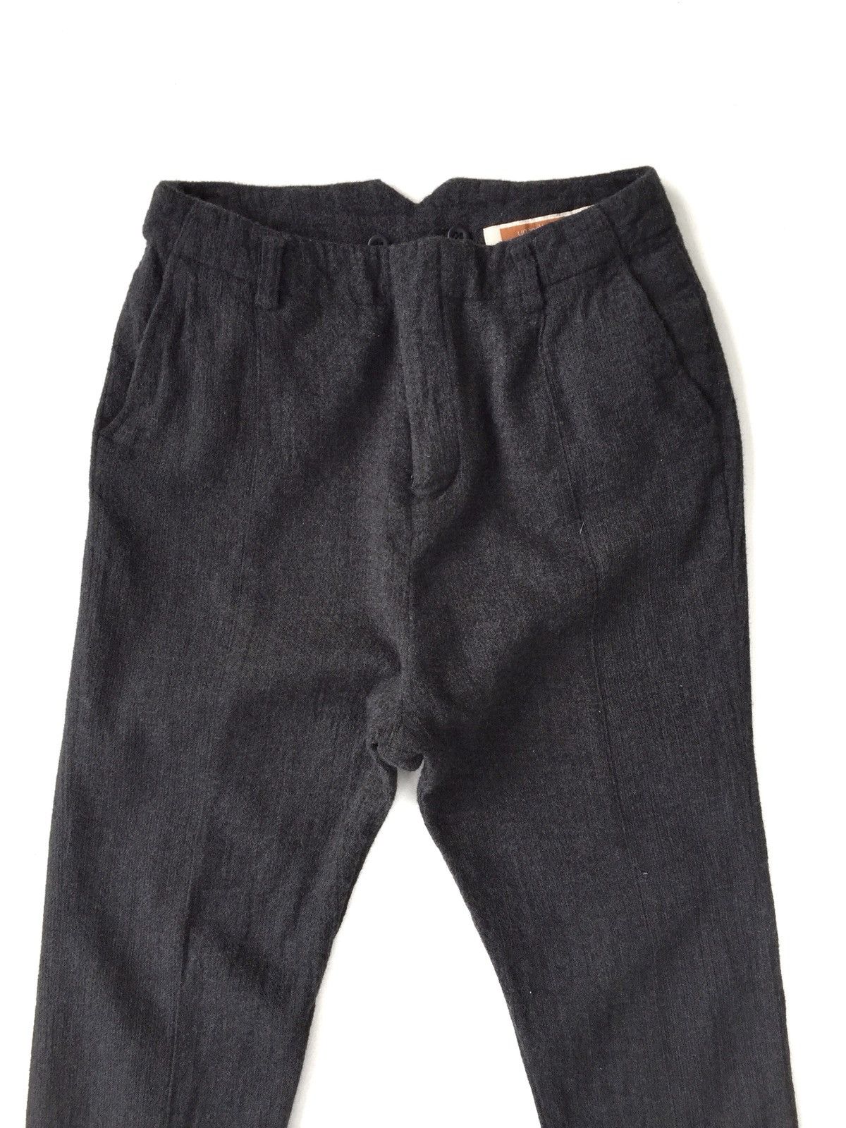 Japanese Brand × United Bamboo Made In Japan United Bamboo Wool V Back Trousers Pants Size US 26 / EU 42 - 3 Thumbnail