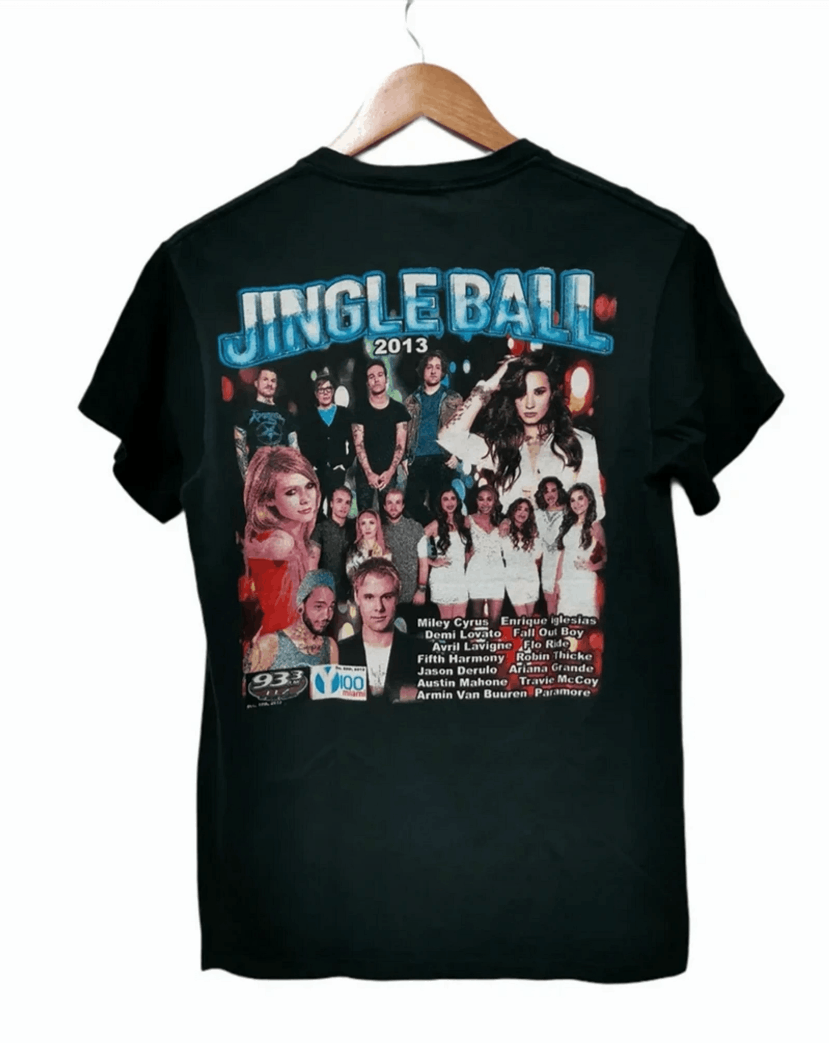 Rap Tees Jingle Ball Rap Tee Miley Cyrus Avril Enrique Iglesias Size US S / EU 44-46 / 1 - 2 Thumbnail