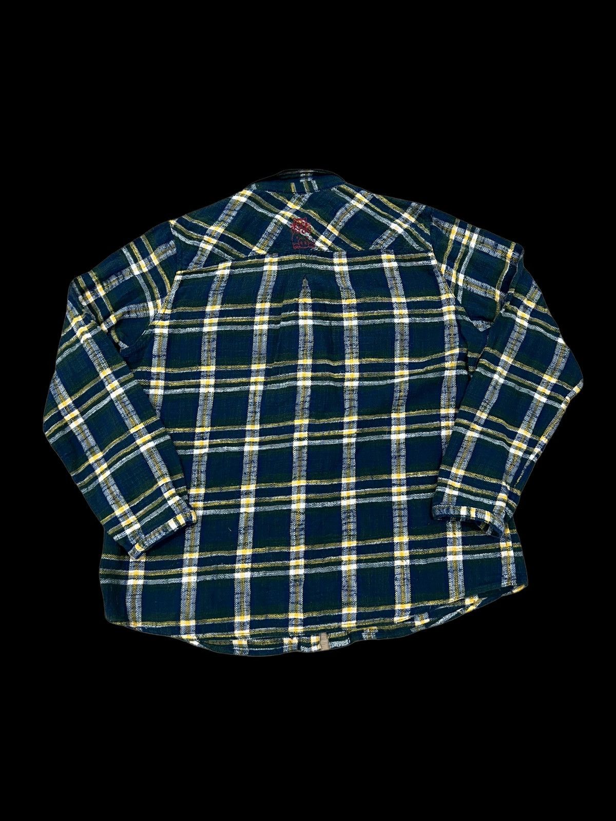 Flannel × Japanese Brand Japanese Brand Drugs Store Green Plaid Flannel Shirt Size US M / EU 48-50 / 2 - 3 Thumbnail