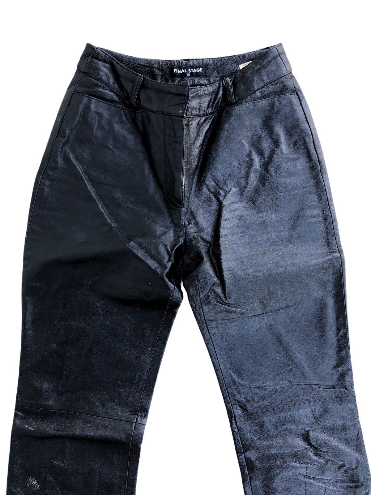 Japanese Brand × Leather Japanese Brand Final Stage Leather Bikers Pants Size US 26 / EU 42 - 3 Thumbnail