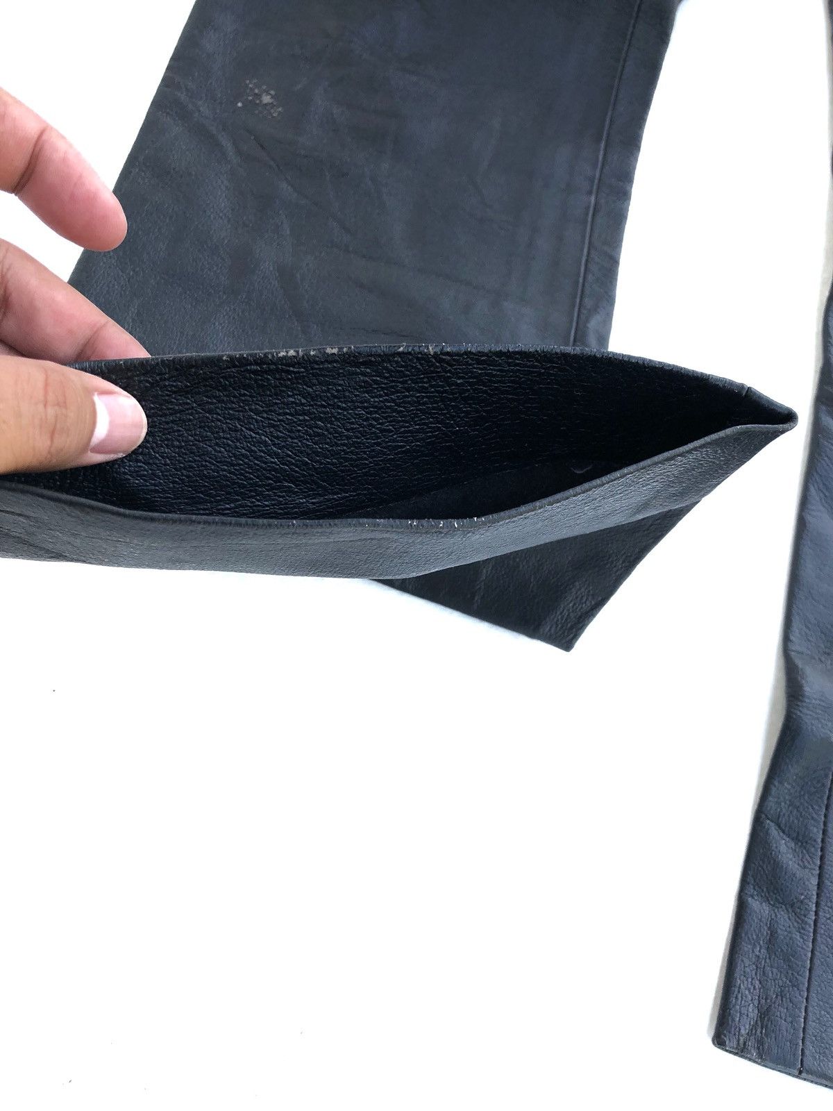 Japanese Brand × Leather Japanese Brand Final Stage Leather Bikers Pants Size US 26 / EU 42 - 8 Thumbnail