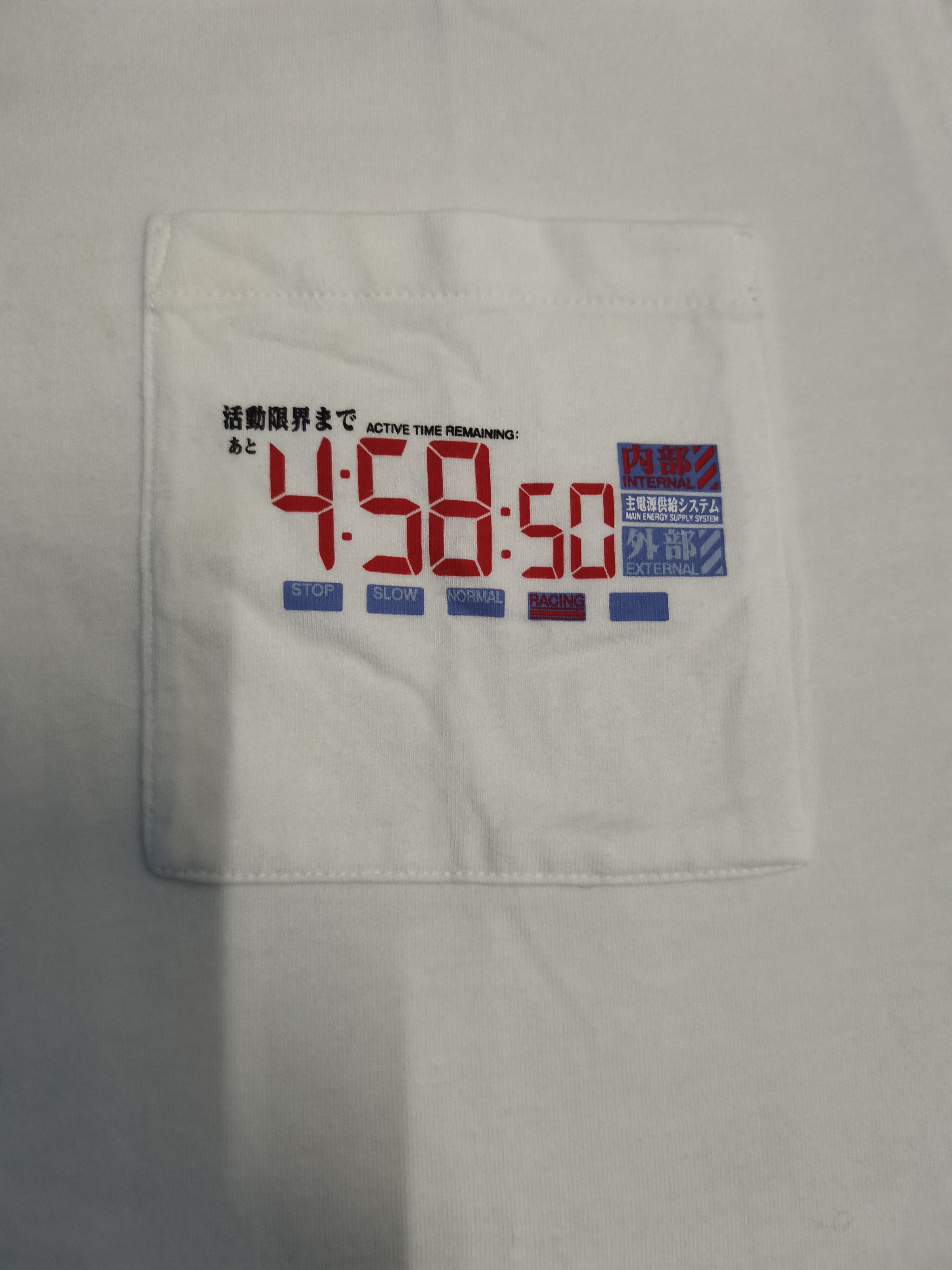 Anime Evangelion Japan Anime Single Pocket Tee Akira Bleach Manga Size US XL / EU 56 / 4 - 5 Thumbnail