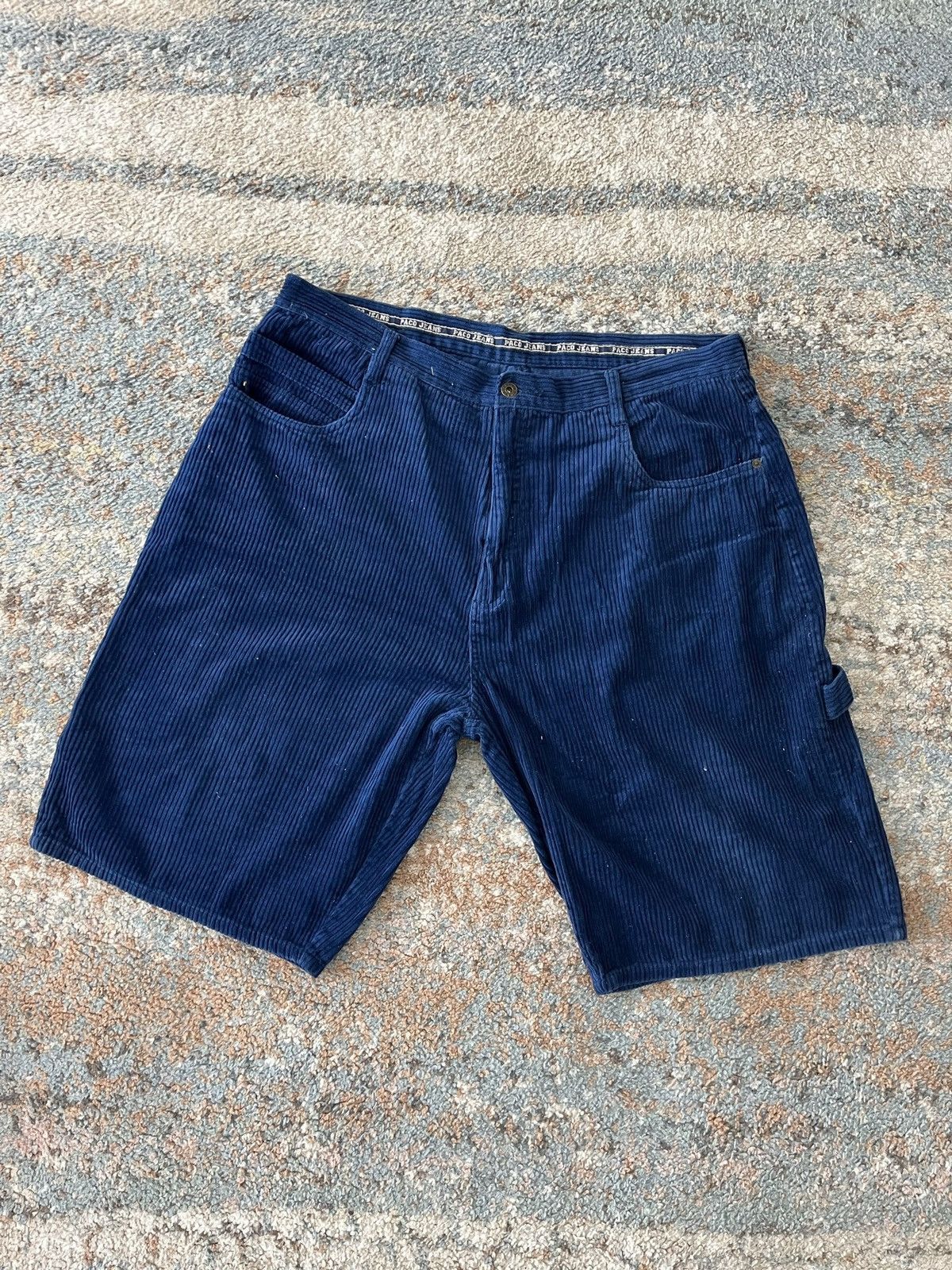 JNCO × Vintage VTG Paco Carpenter Corduroy Shorts Baggy sz 40 Y2K Size US 40 / EU 56 - 1 Thumbnail