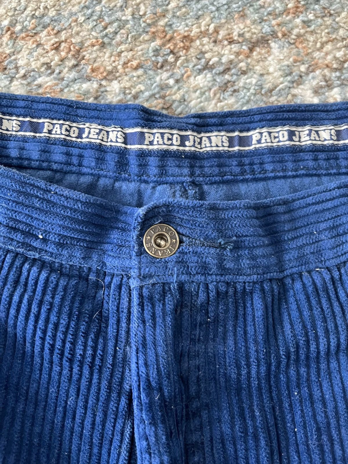 JNCO × Vintage VTG Paco Carpenter Corduroy Shorts Baggy sz 40 Y2K Size US 40 / EU 56 - 2 Thumbnail
