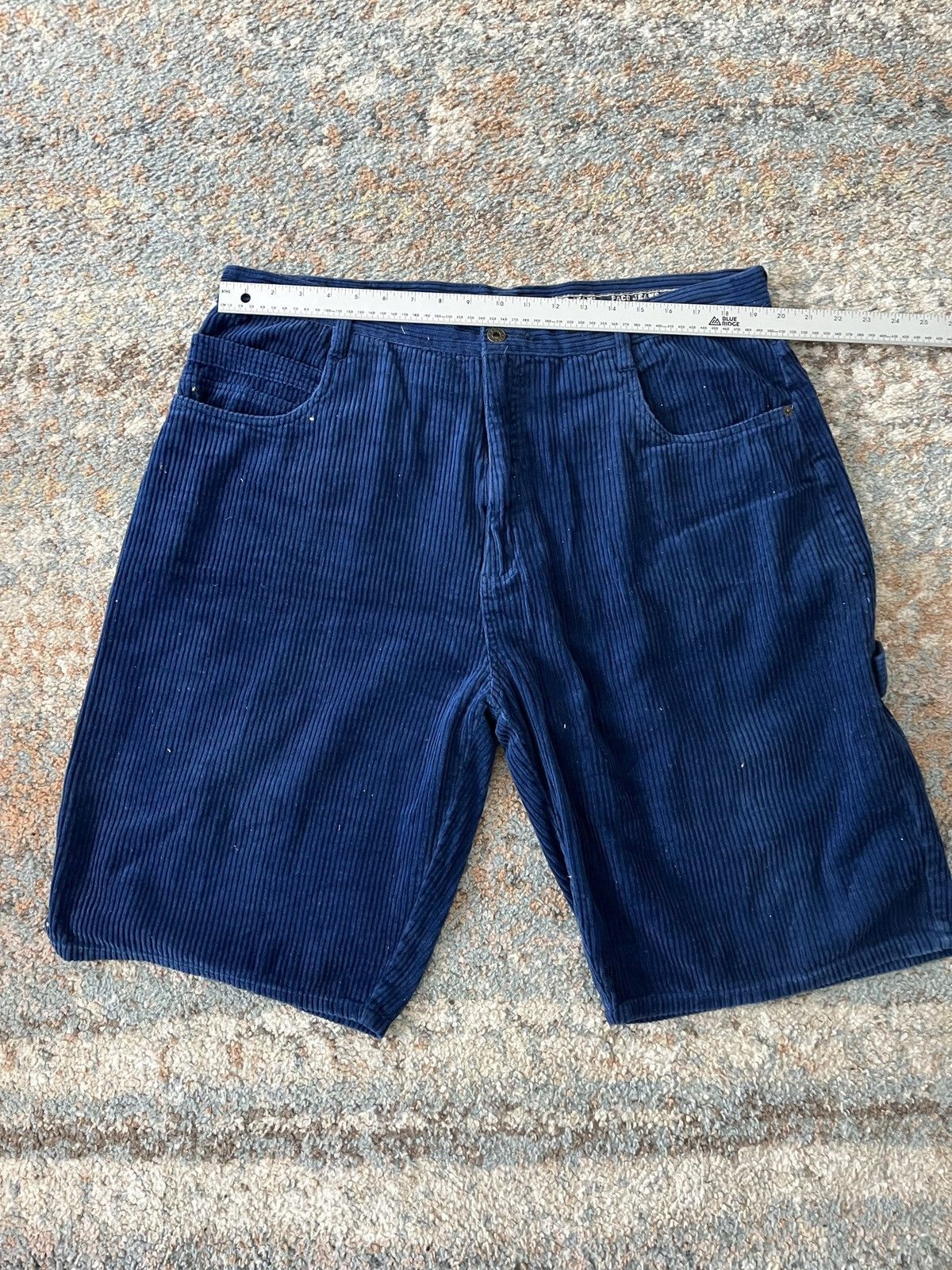 JNCO × Vintage VTG Paco Carpenter Corduroy Shorts Baggy sz 40 Y2K Size US 40 / EU 56 - 6 Thumbnail