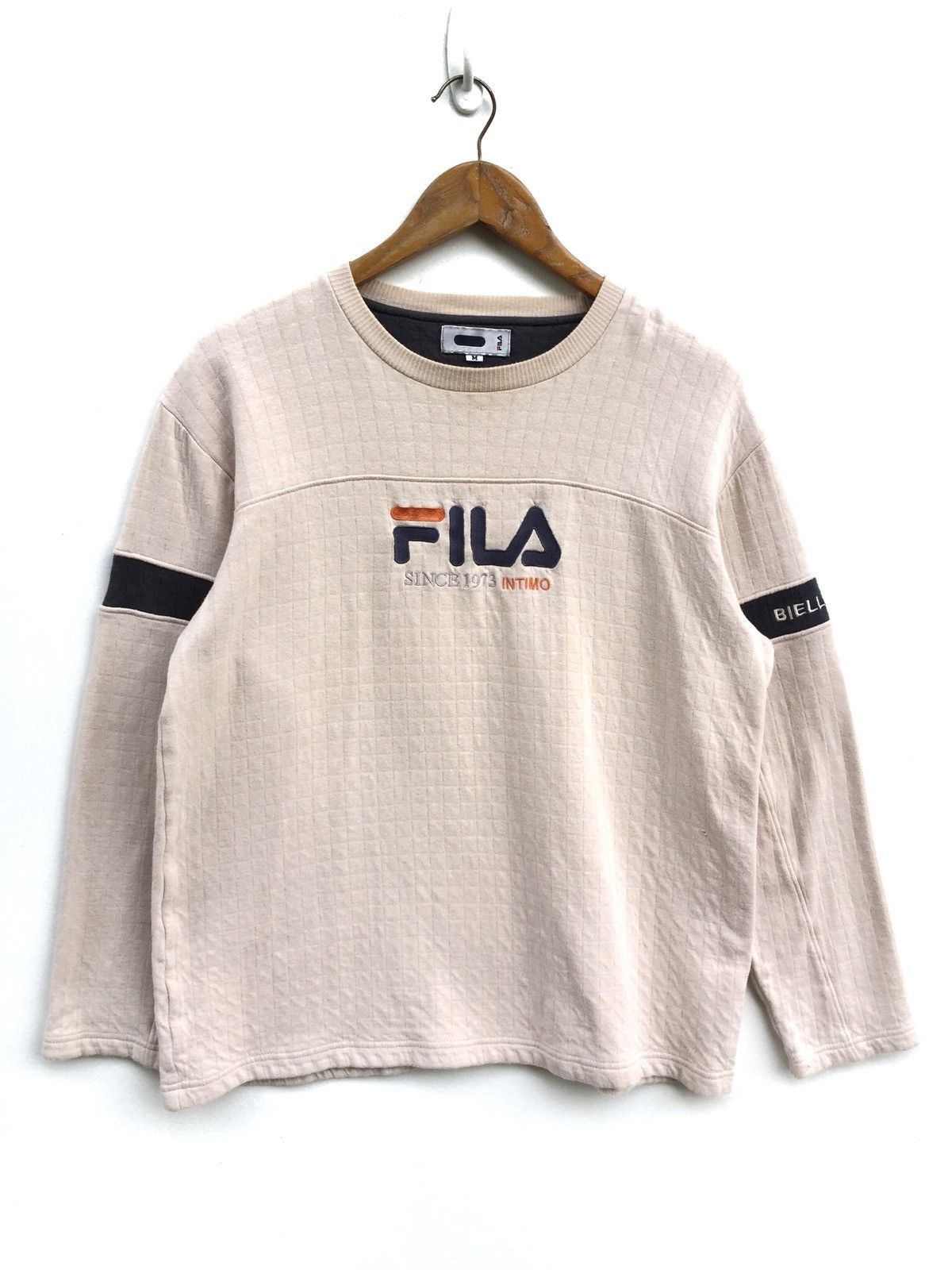 Fila Vintage Fila Spell Out Logo Sweatshirt Size US M / EU 48-50 / 2 - 1 Thumbnail