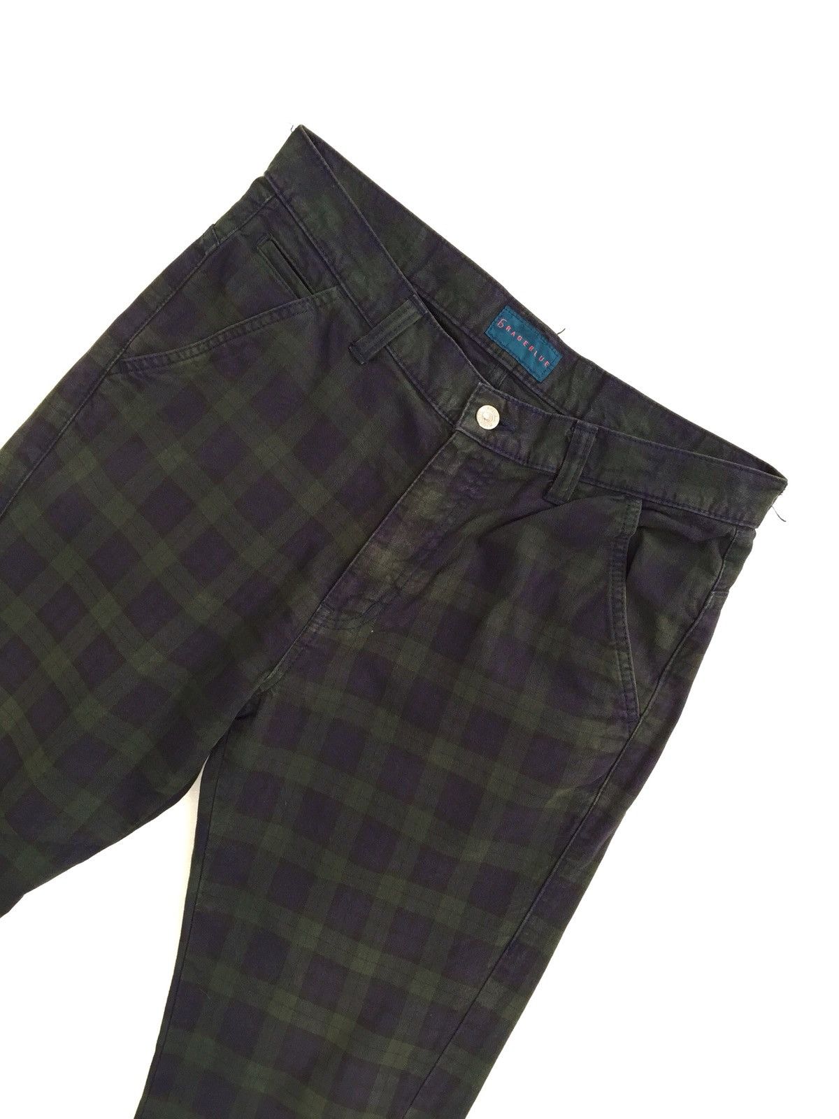 Japanese Brand × RAGEBLUE RAGEBLUE Checkered Buckle Back Trousers Pants Size US 32 / EU 48 - 5 Thumbnail