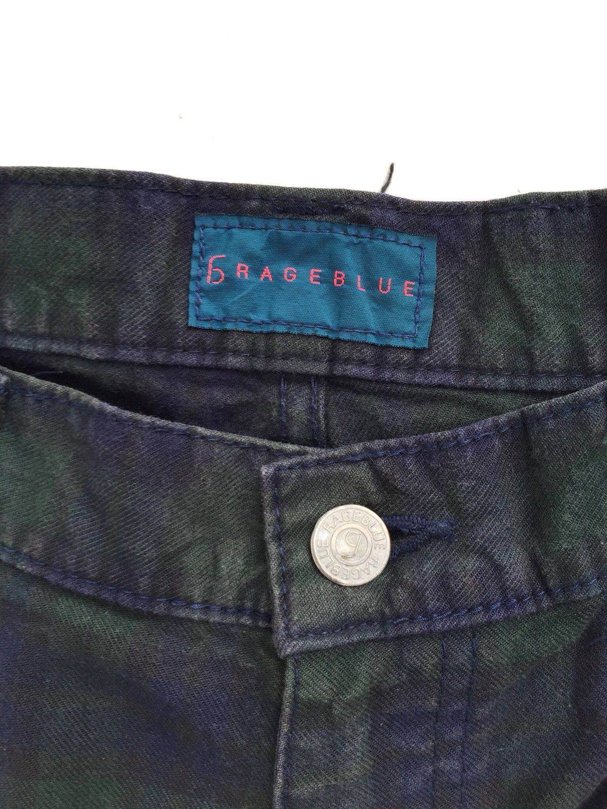 Japanese Brand × RAGEBLUE RAGEBLUE Checkered Buckle Back Trousers Pants Size US 32 / EU 48 - 9 Thumbnail