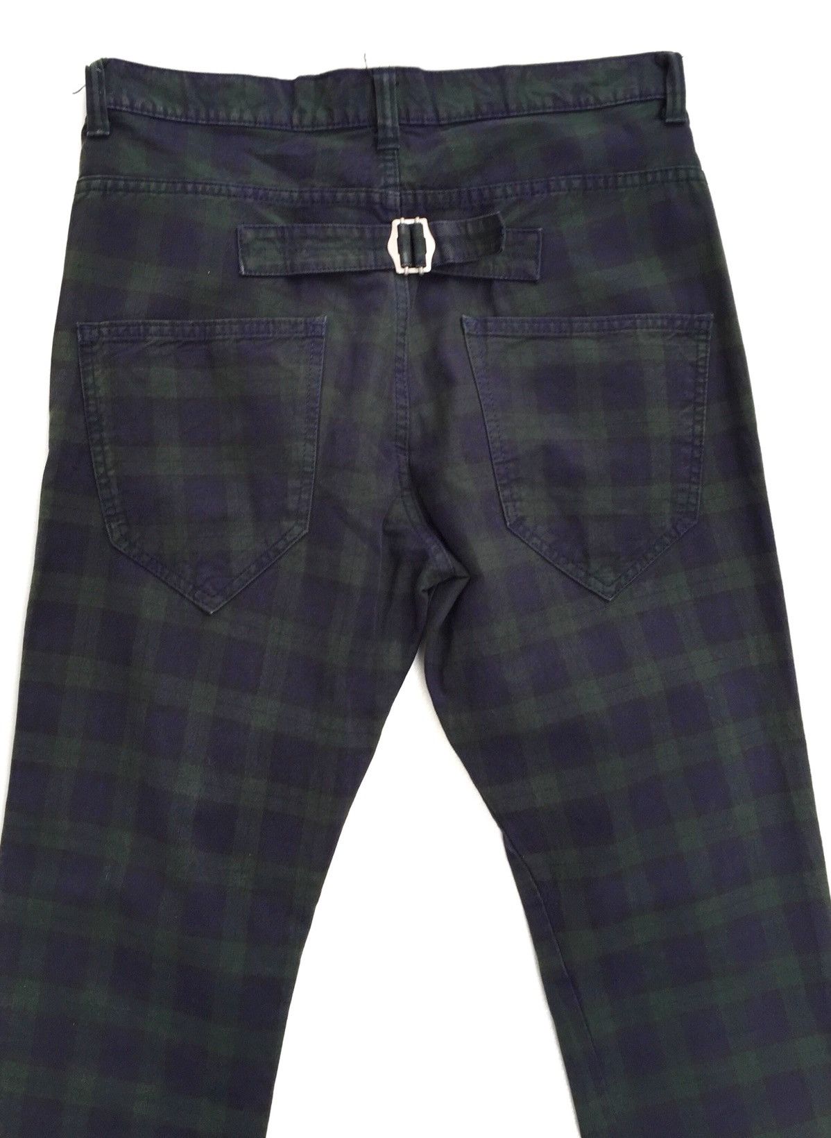 Japanese Brand × RAGEBLUE RAGEBLUE Checkered Buckle Back Trousers Pants Size US 32 / EU 48 - 4 Thumbnail