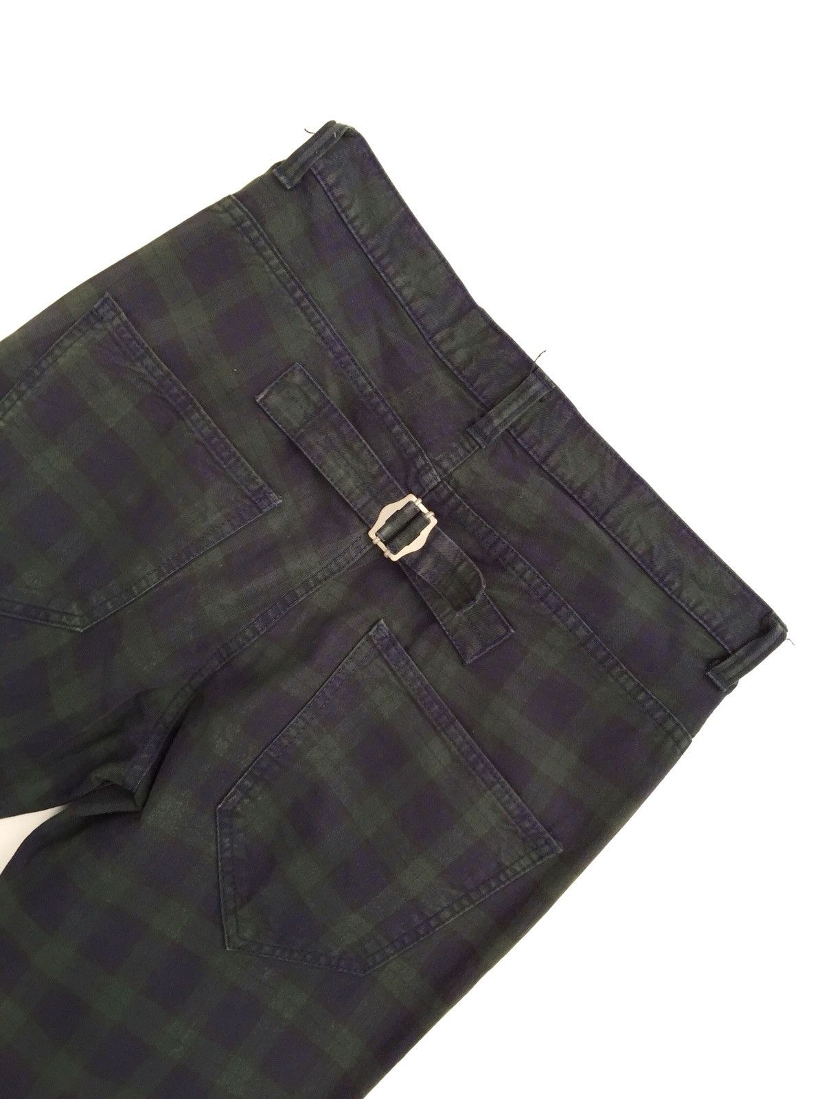 Japanese Brand × RAGEBLUE RAGEBLUE Checkered Buckle Back Trousers Pants Size US 32 / EU 48 - 6 Thumbnail