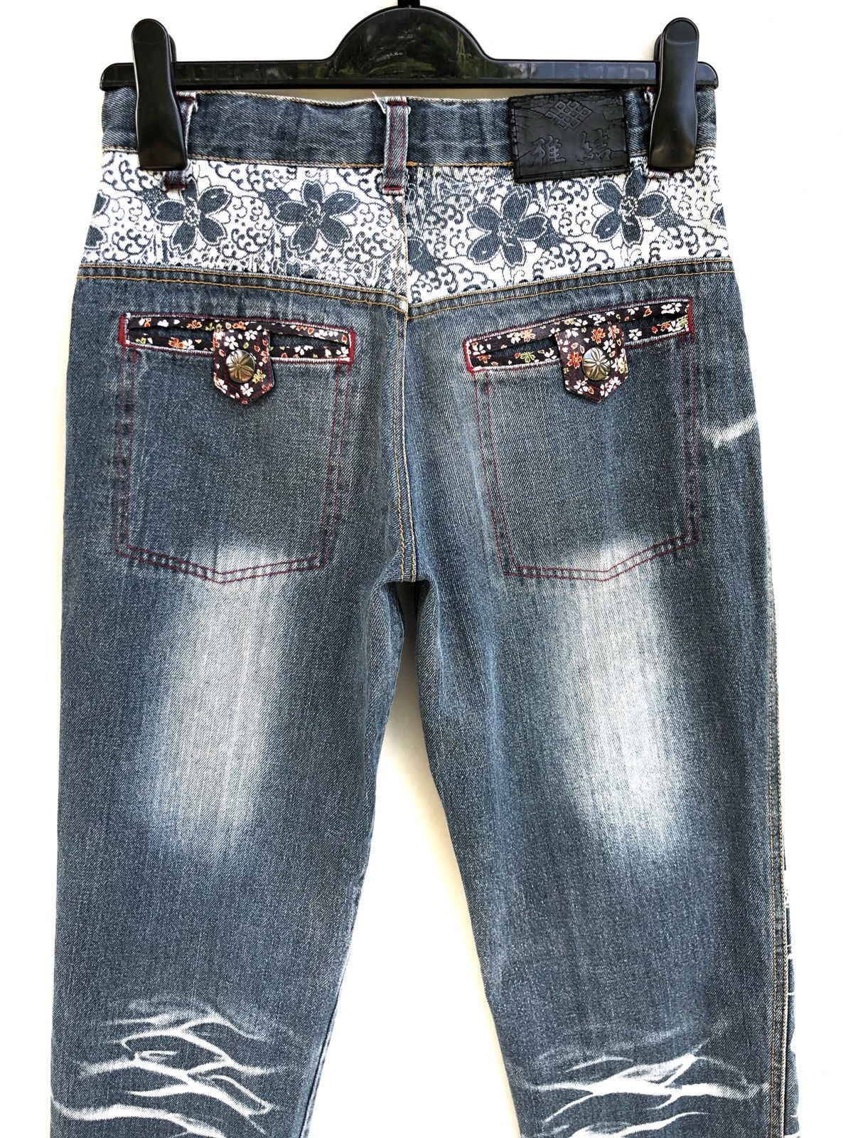 Japanese Brand Japanese Brand Karakuri Dragon Print Jeans Japan Style Size US 26 / EU 42 - 7 Thumbnail