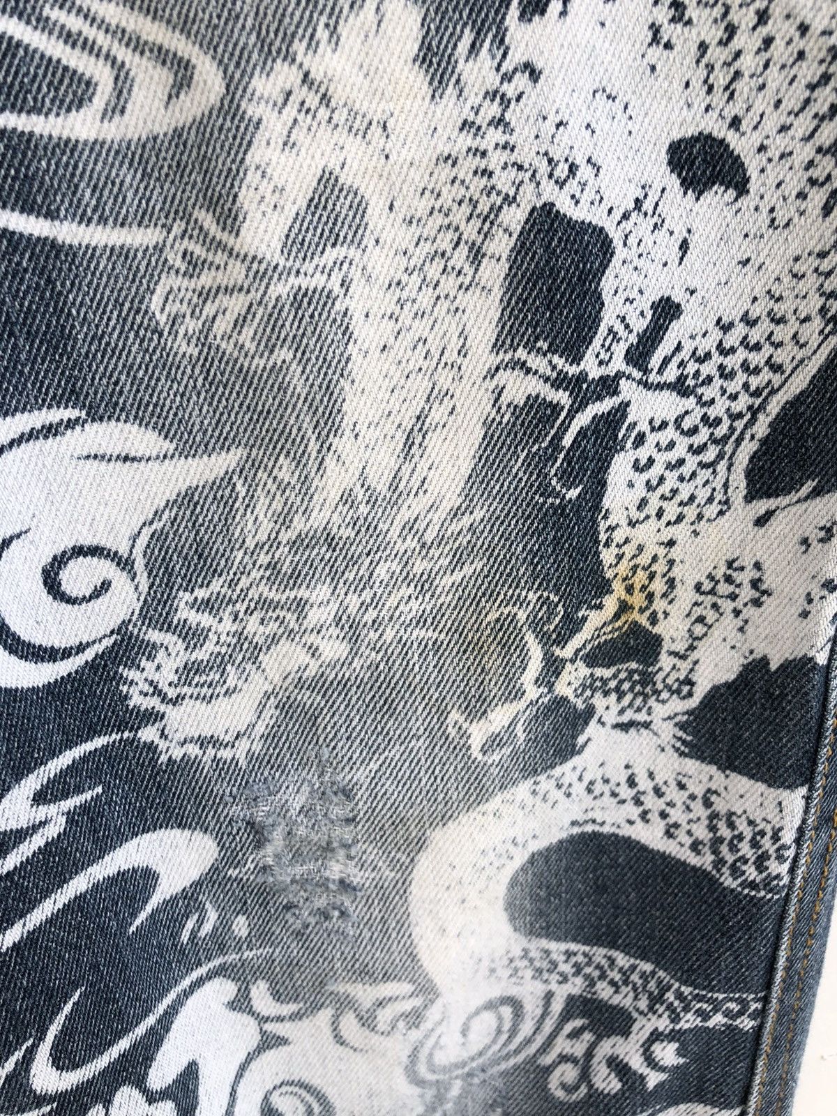 Japanese Brand Japanese Brand Karakuri Dragon Print Jeans Japan Style Size US 26 / EU 42 - 6 Thumbnail